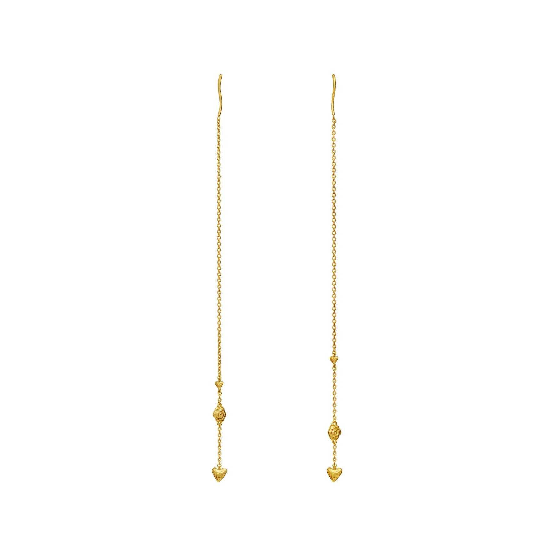 Milia Earrings von Maanesten in Vergoldet-Silber Sterling 925