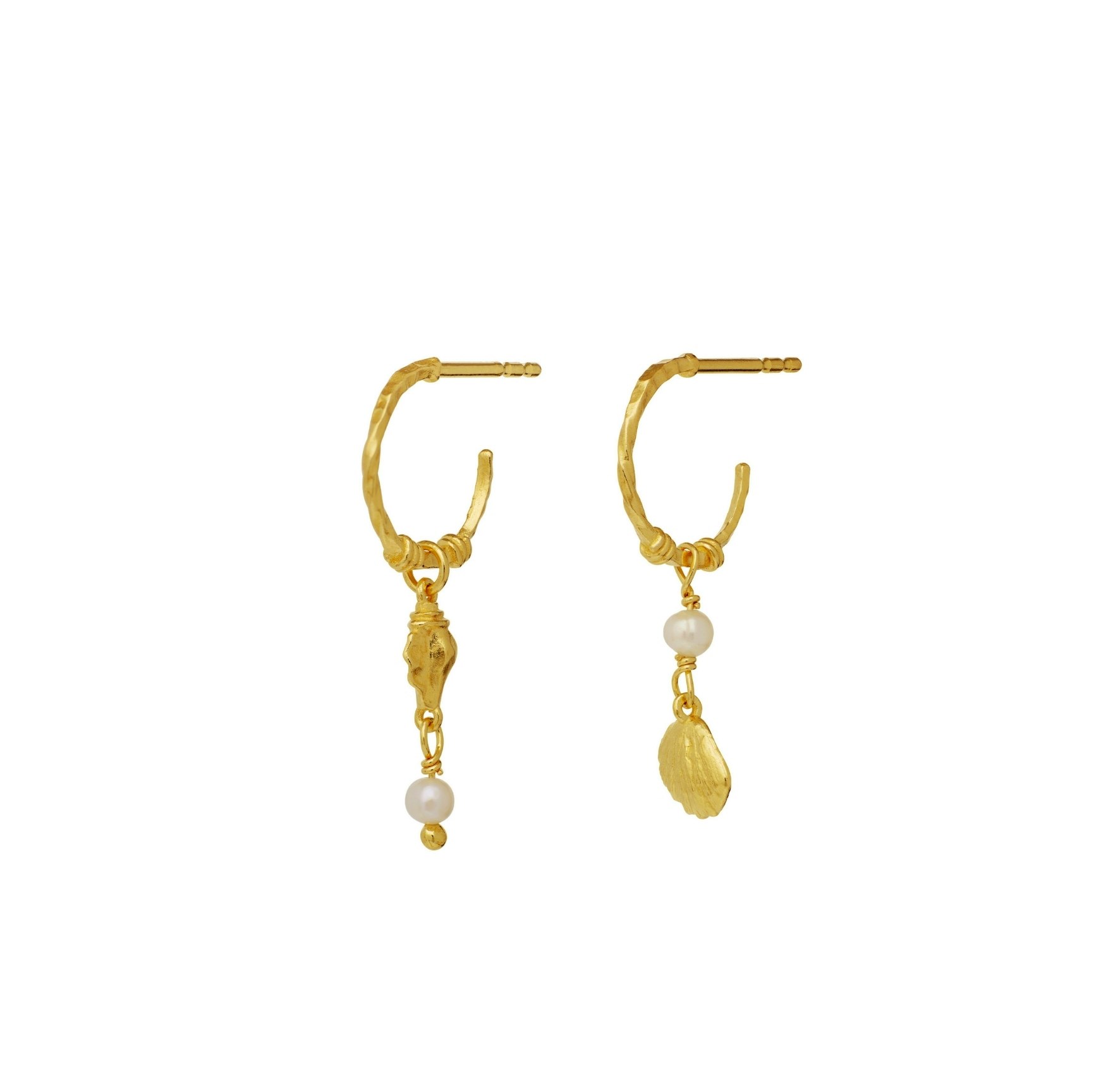 Ophelia Earrings från Maanesten i Förgyllt-Silver Sterling 925