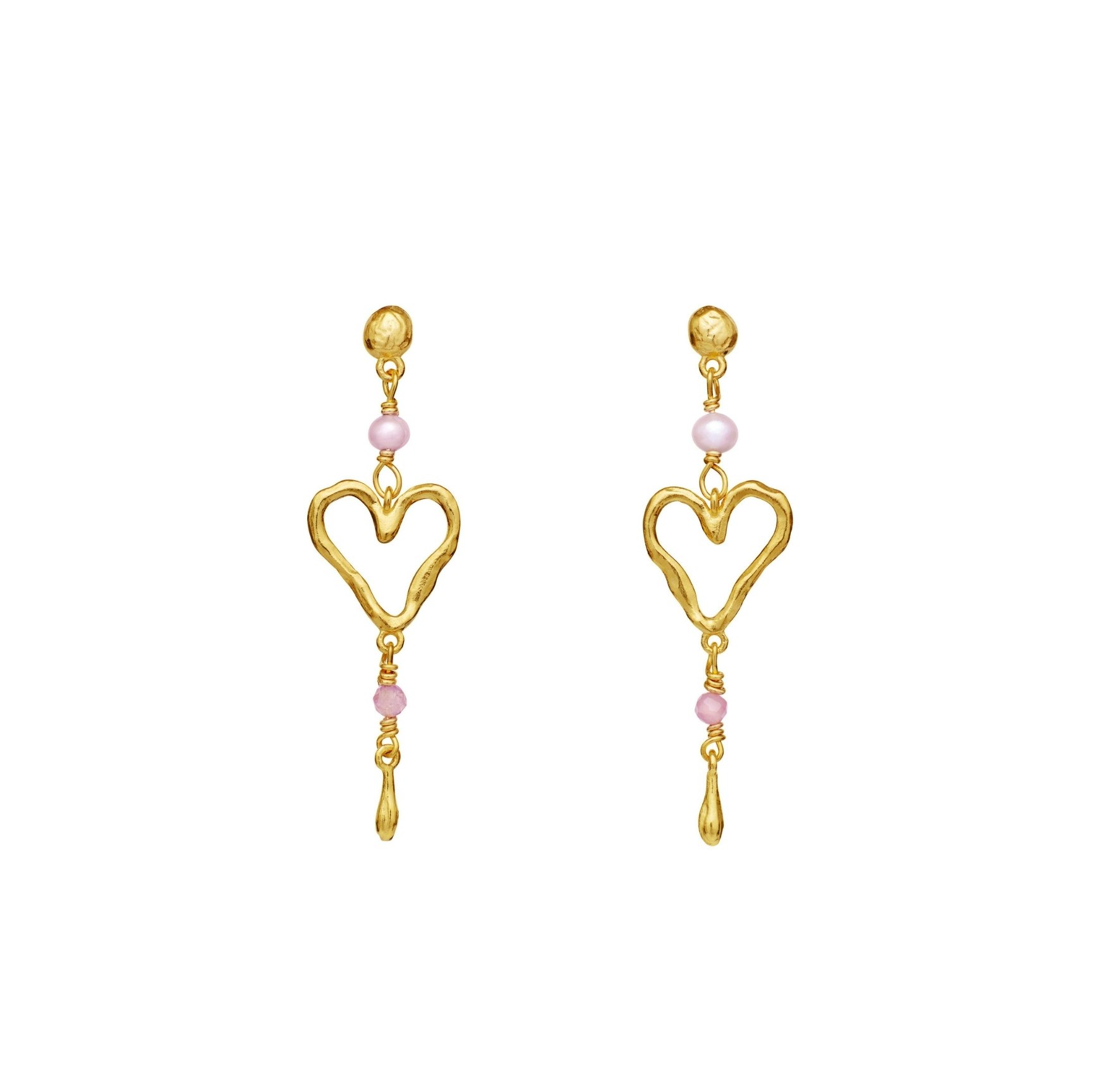 Sabi Petit Earrings från Maanesten i Förgyllt-Silver Sterling 925