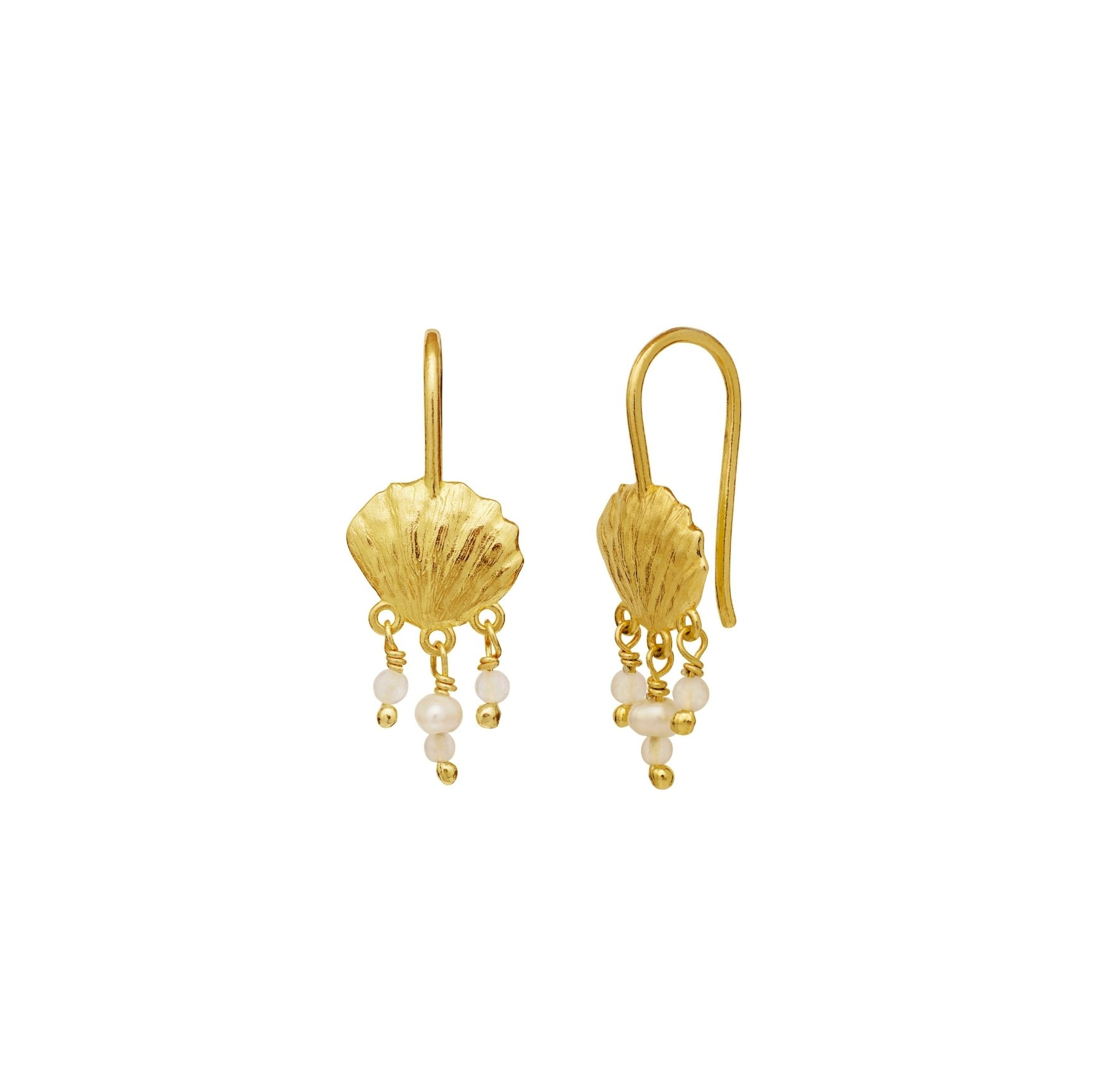 Alana Earrings from Maanesten in Goldplated Silver Sterling 925