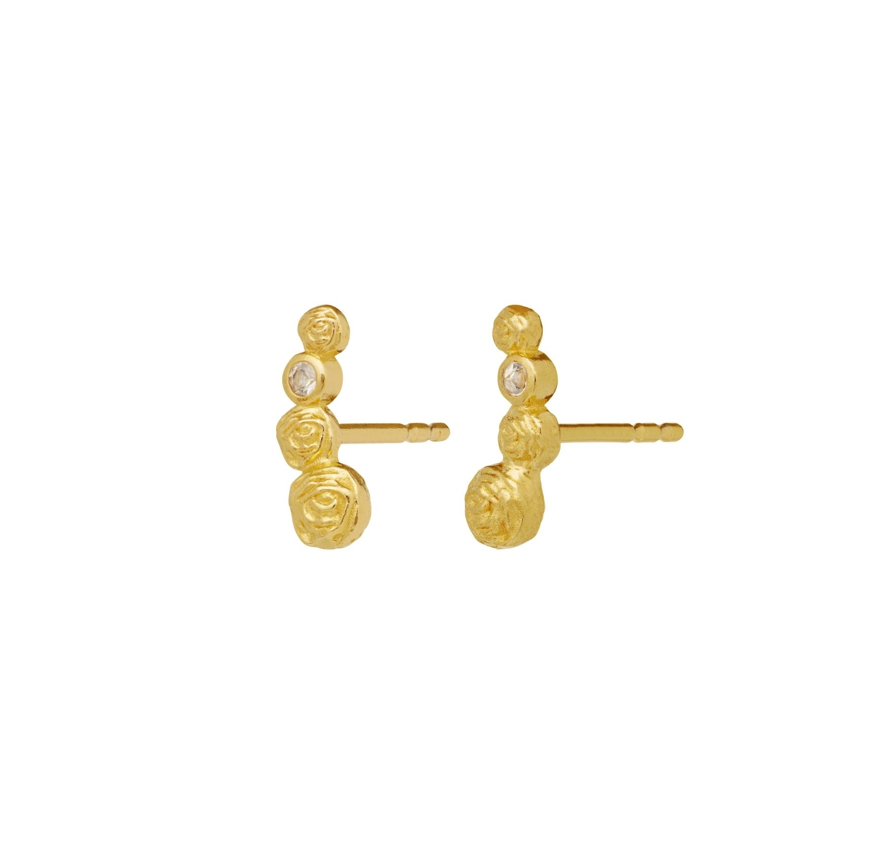 Diantha Earrings von Maanesten in Vergoldet-Silber Sterling 925