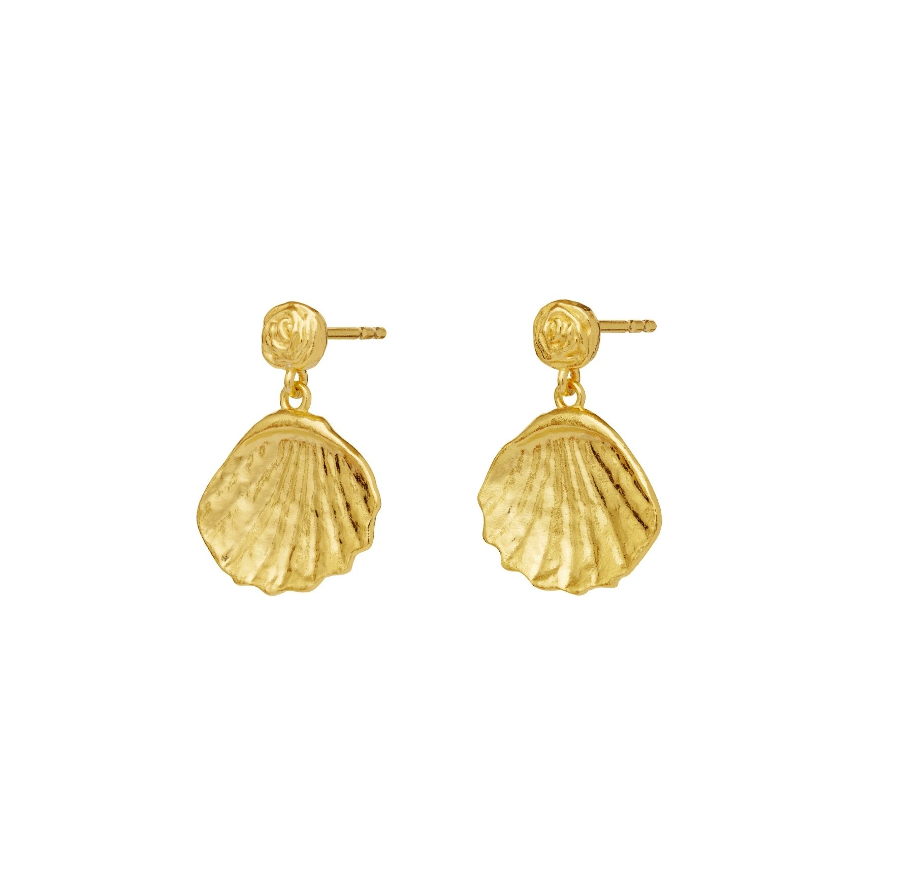 Mara Earrings von Maanesten in Vergoldet-Silber Sterling 925