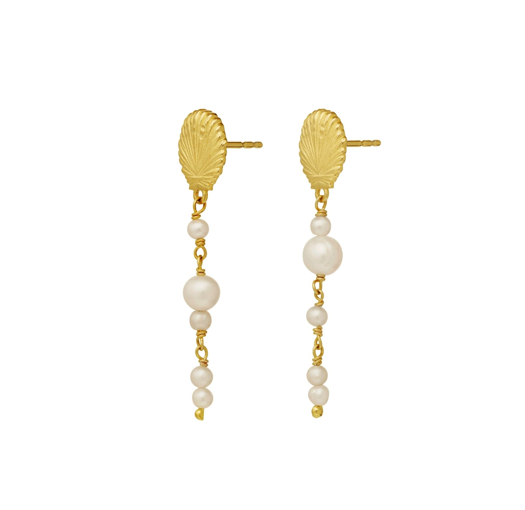 Marylyn Earrings od Maanesten w Pozłacane srebro próby 925.