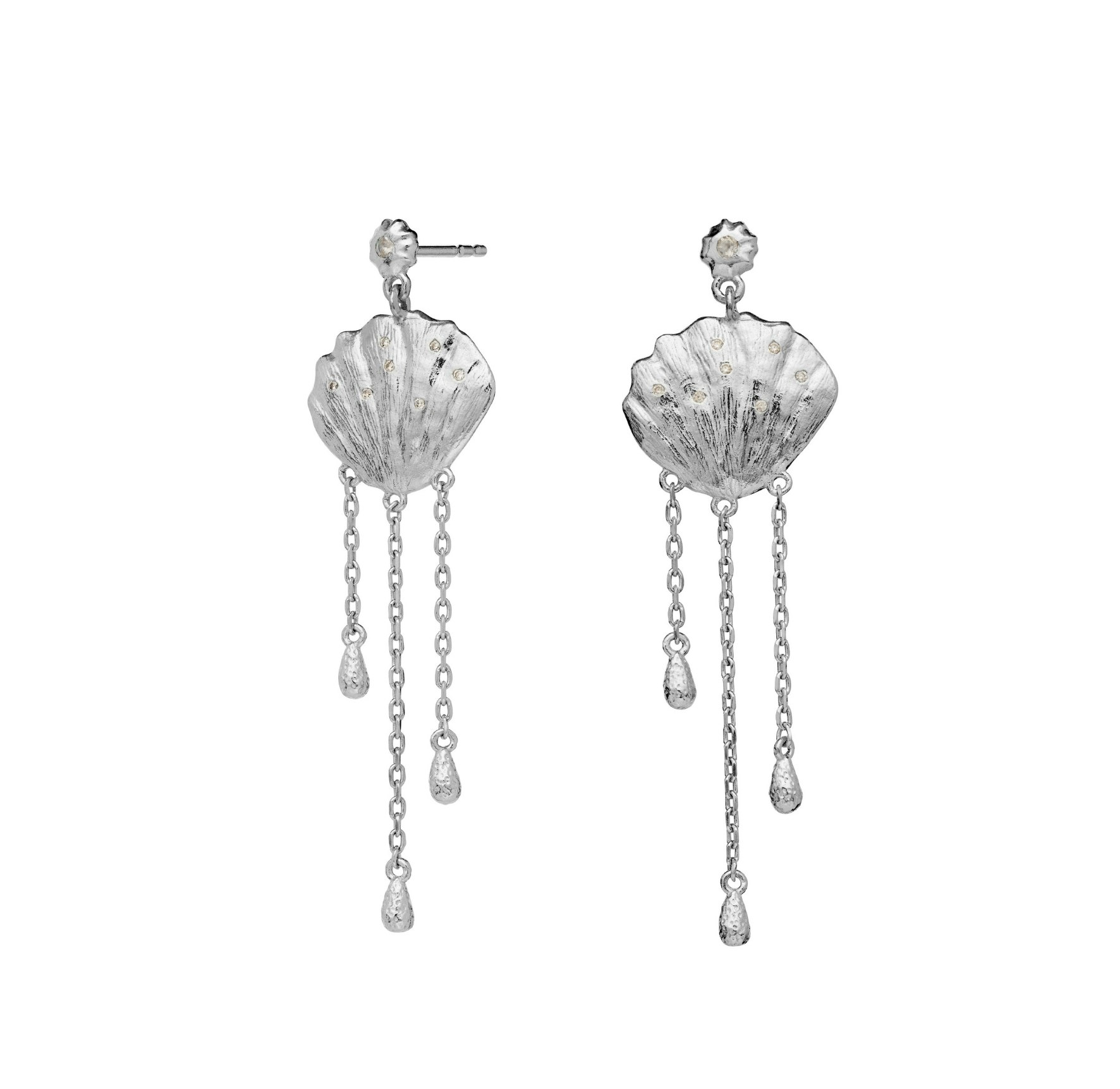 Meena Earrings von Maanesten in Silber Sterling 925