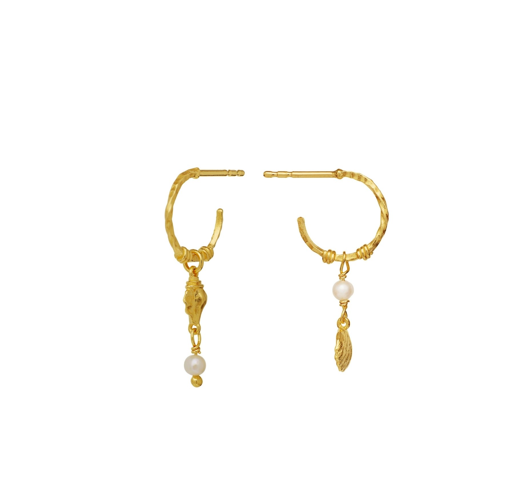 Ophelia Earrings från Maanesten i Förgyllt-Silver Sterling 925