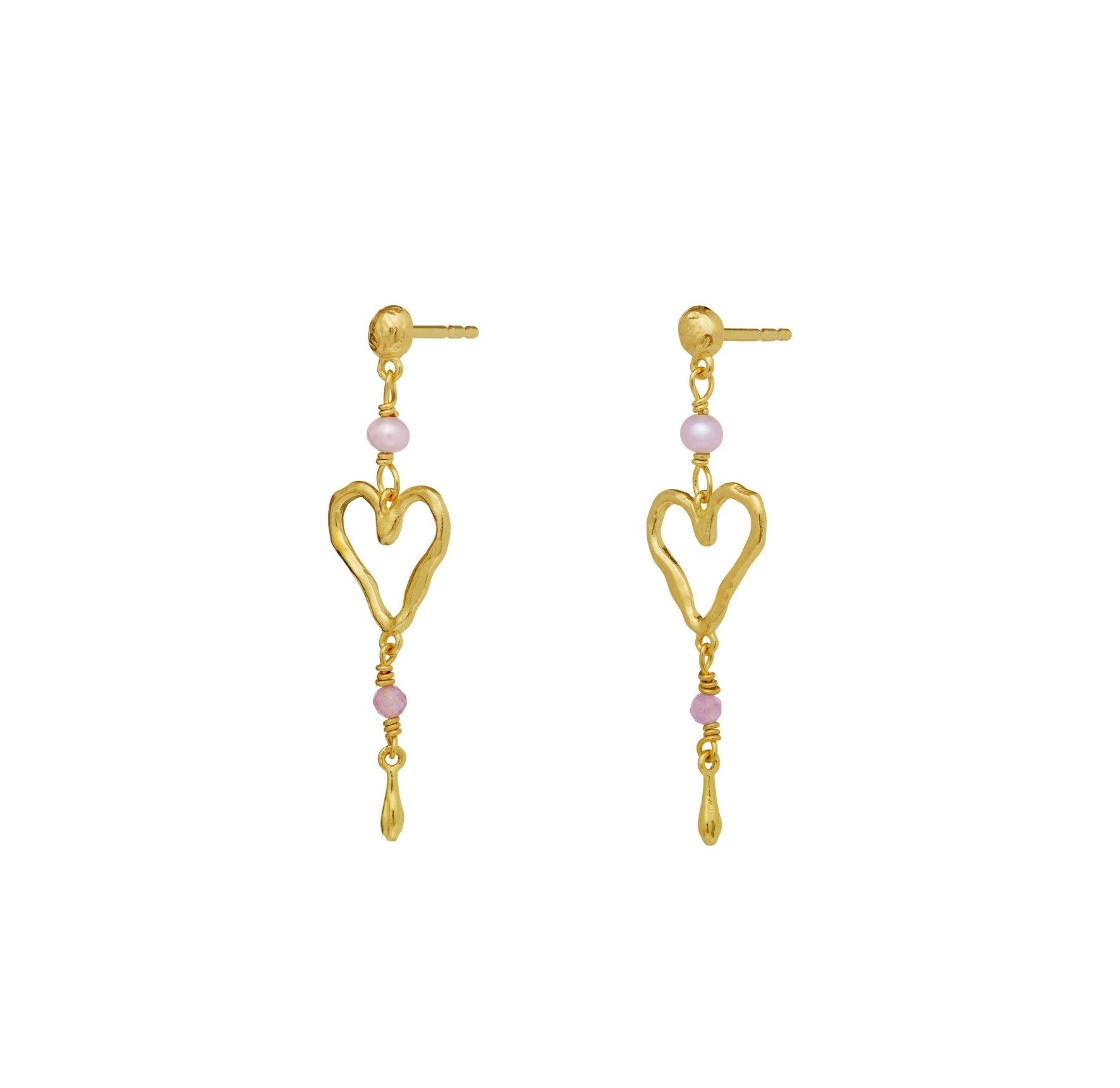 Sabi Petit Earrings från Maanesten i Förgyllt-Silver Sterling 925