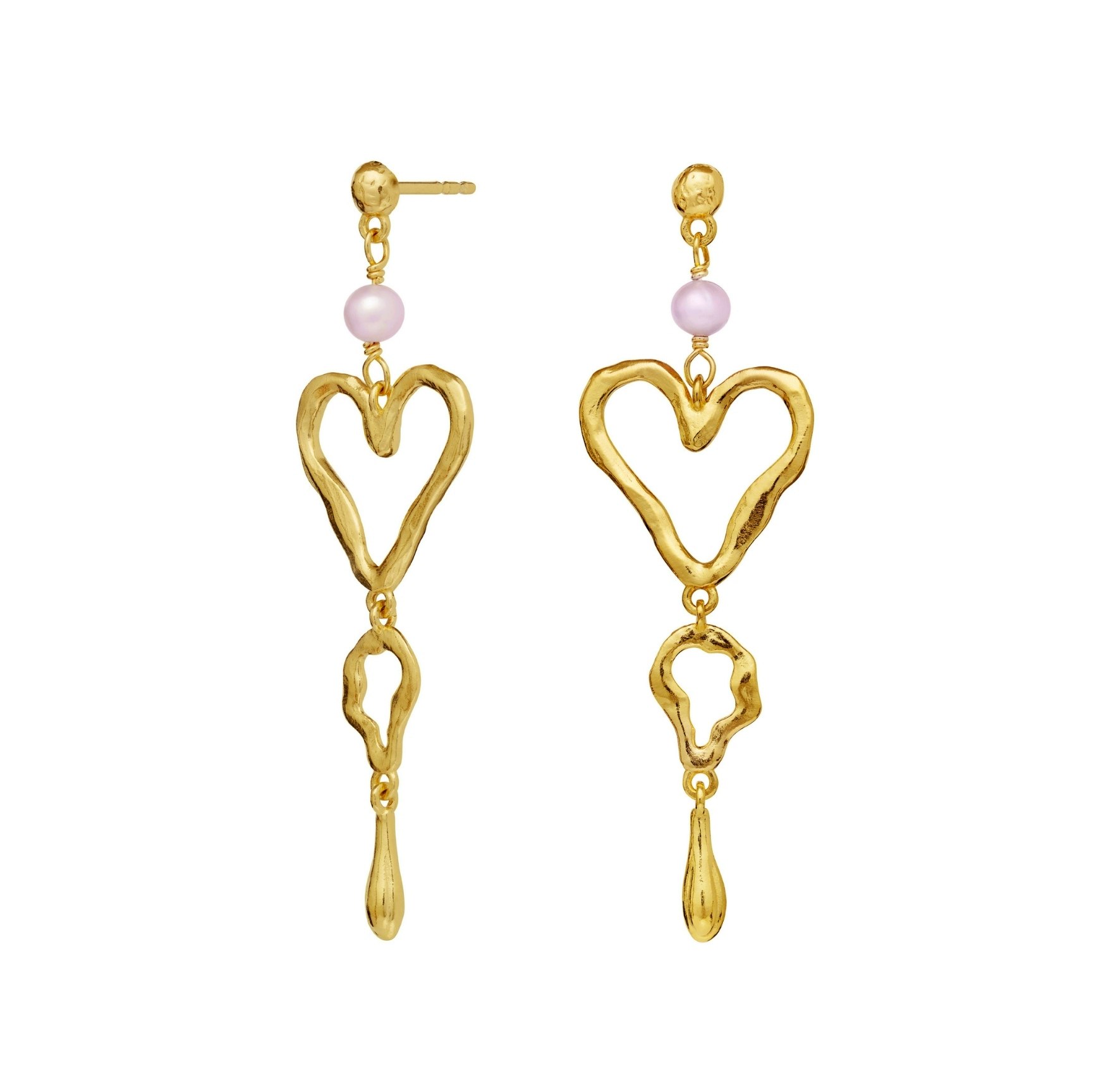 Sabrina Earrings von Maanesten in Vergoldet-Silber Sterling 925