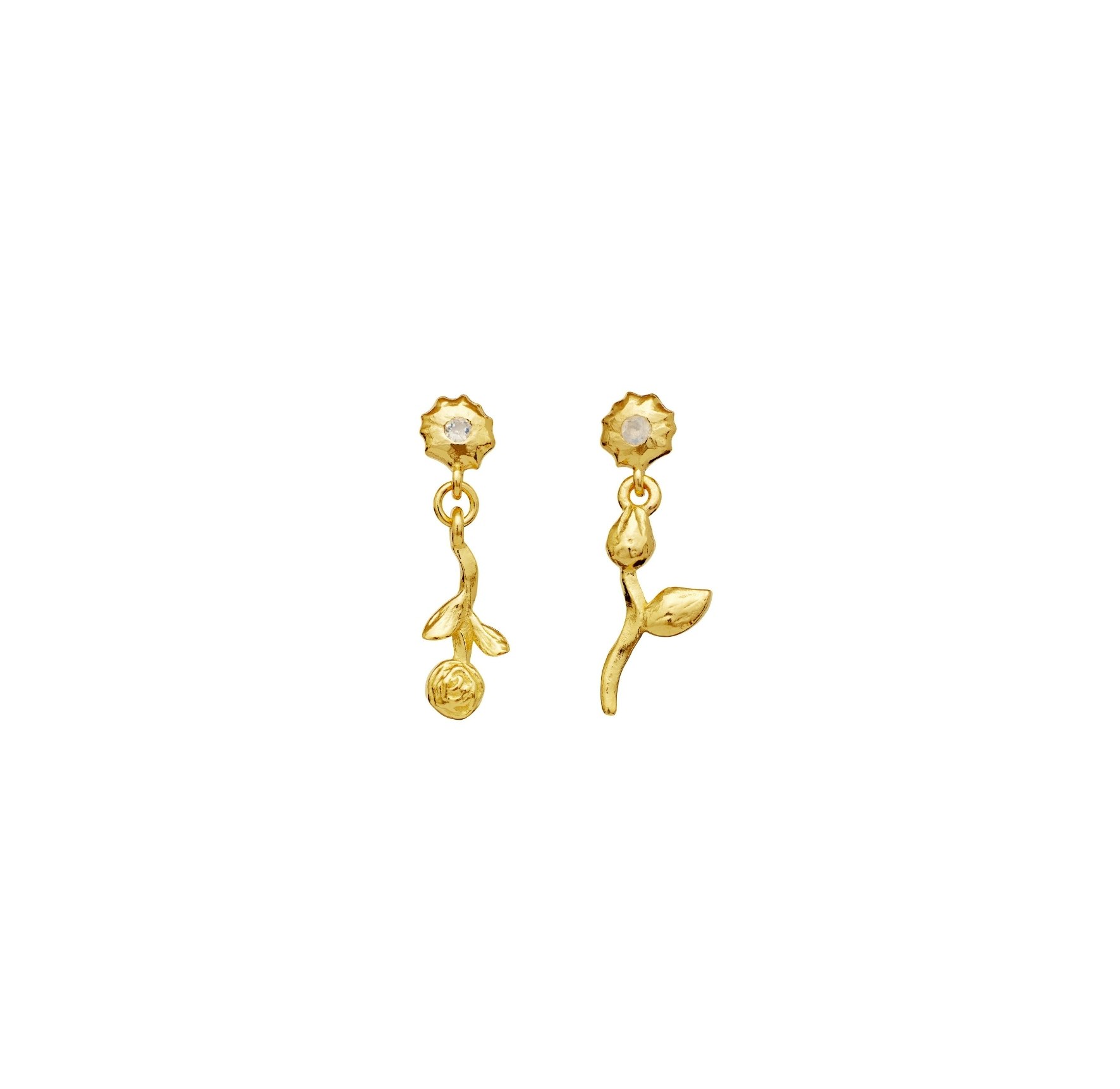 Amaria Earrings from Maanesten in Goldplated Silver Sterling 925