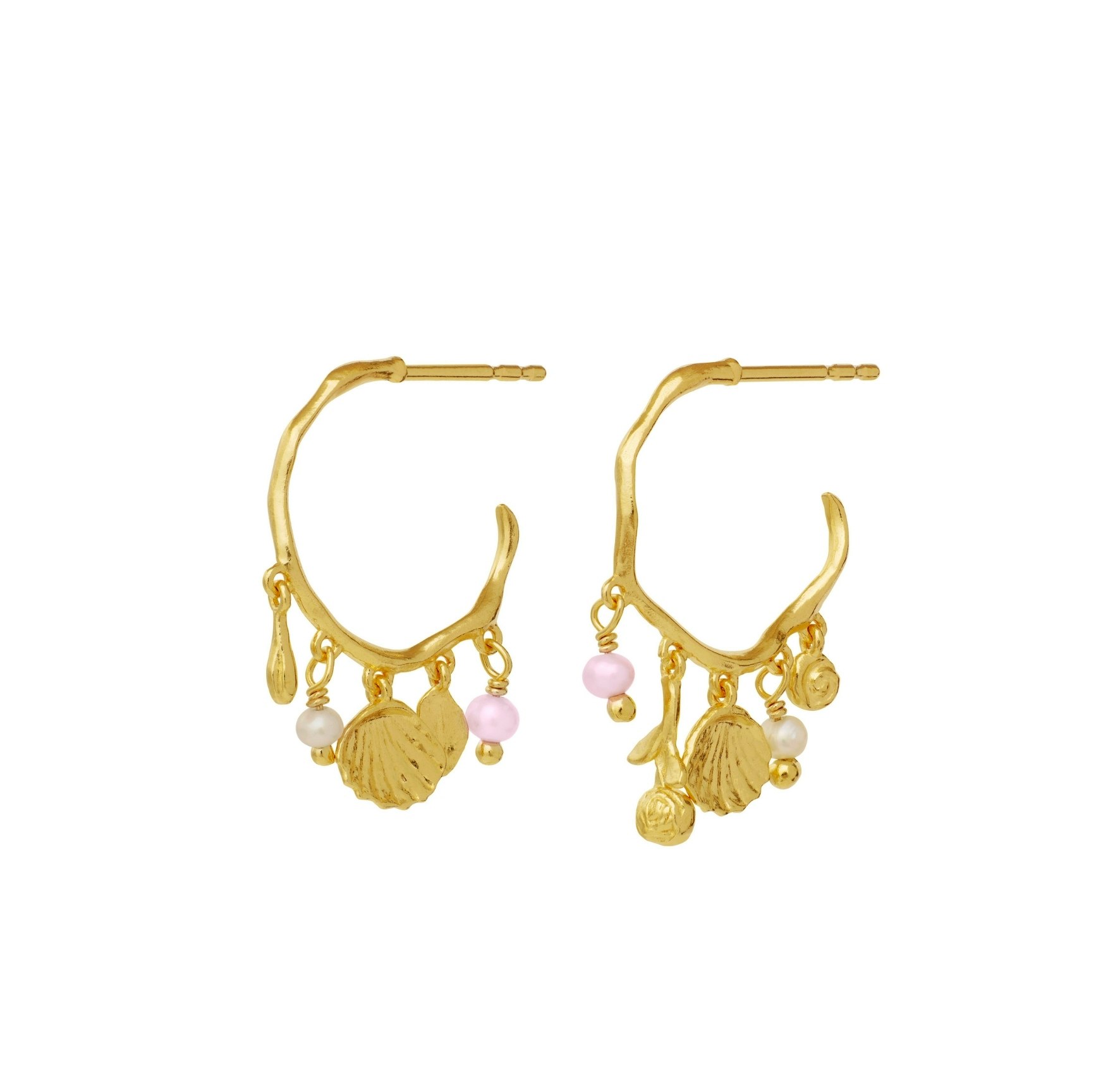 Eve Earrings från Maanesten i Förgyllt-Silver Sterling 925