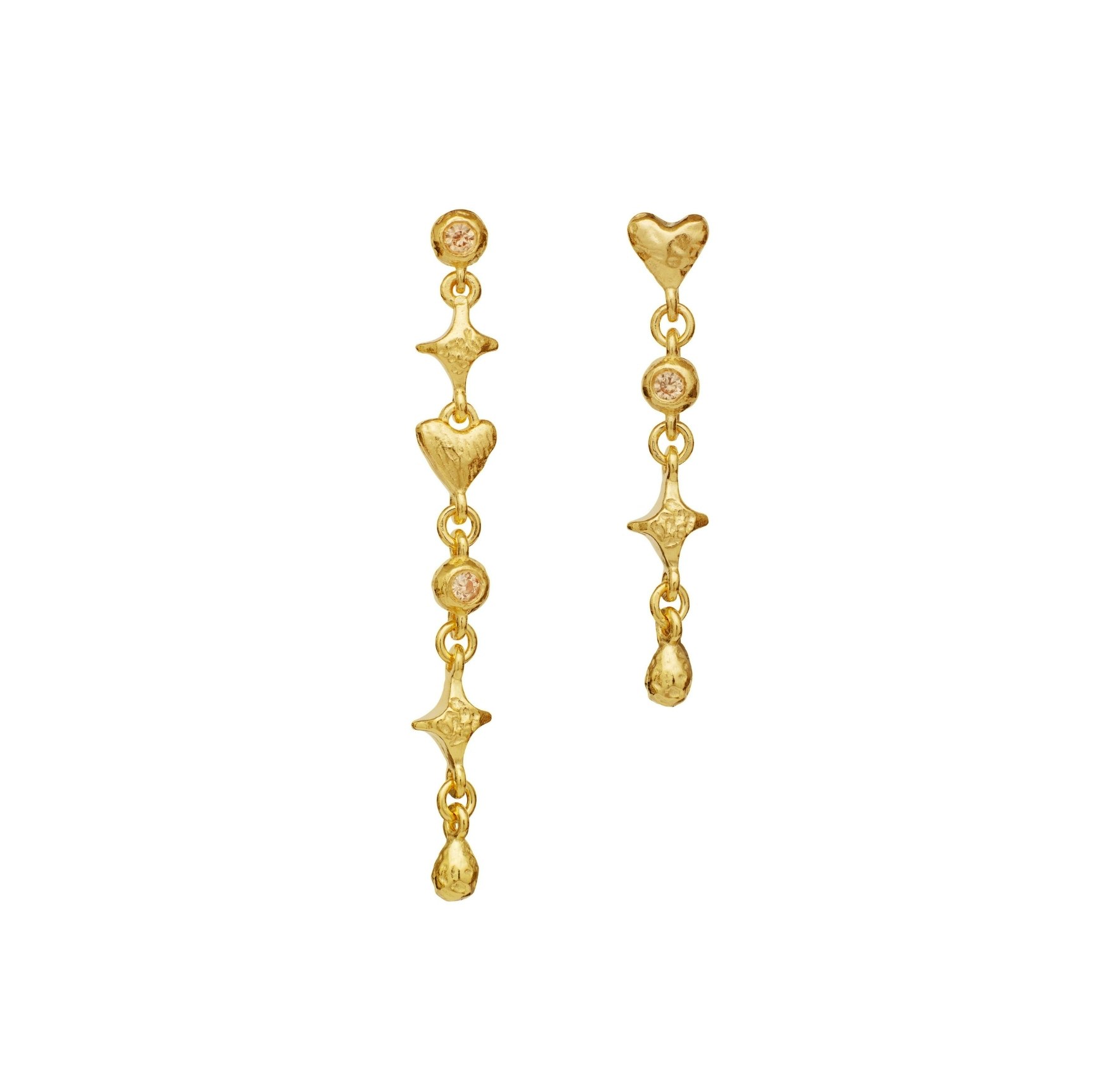 Isidora Earrings fra Maanesten i Forgylt-Sølv Sterling 925
