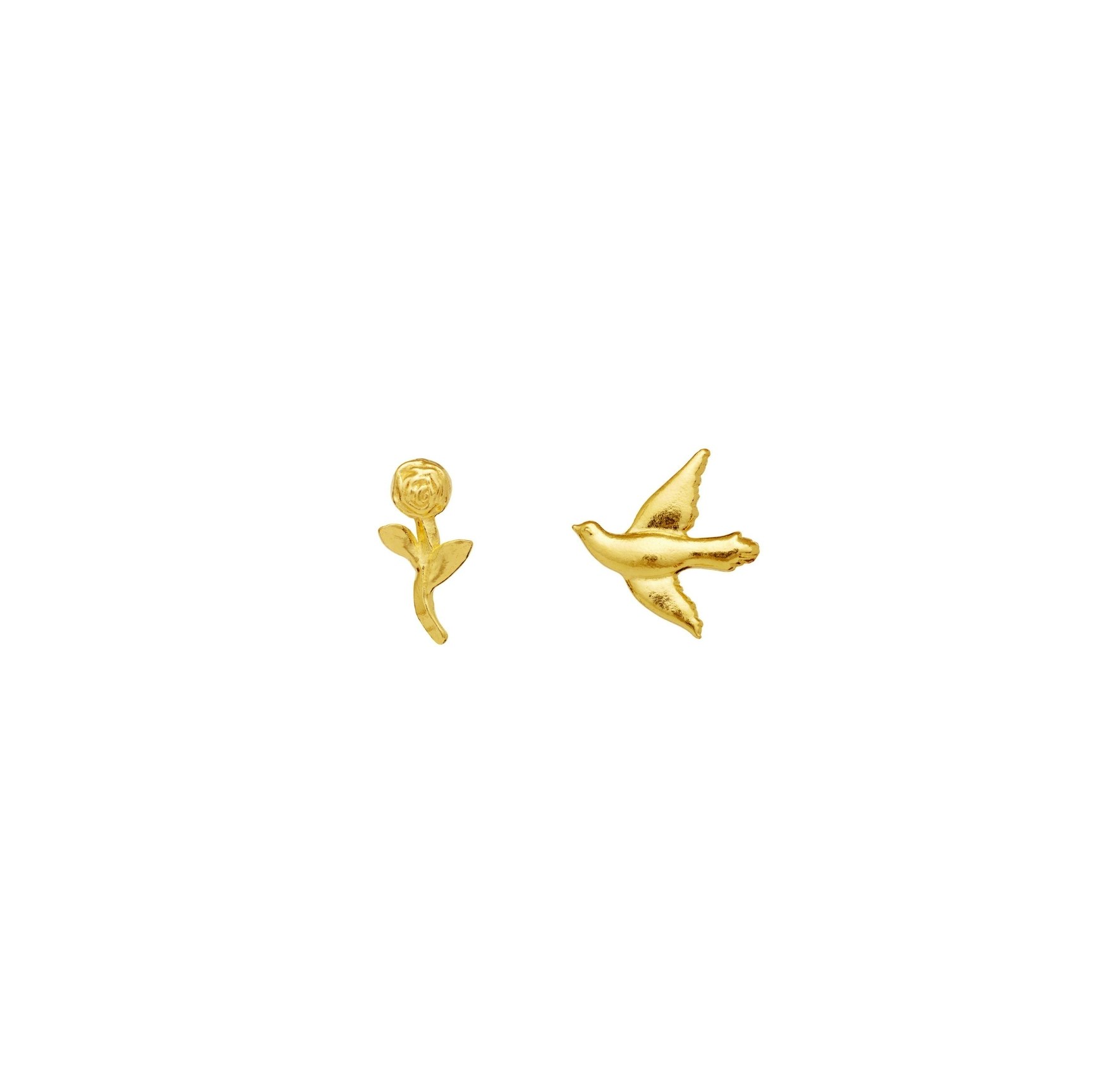 Kiti Earrings fra Maanesten i Forgylt-Sølv Sterling 925