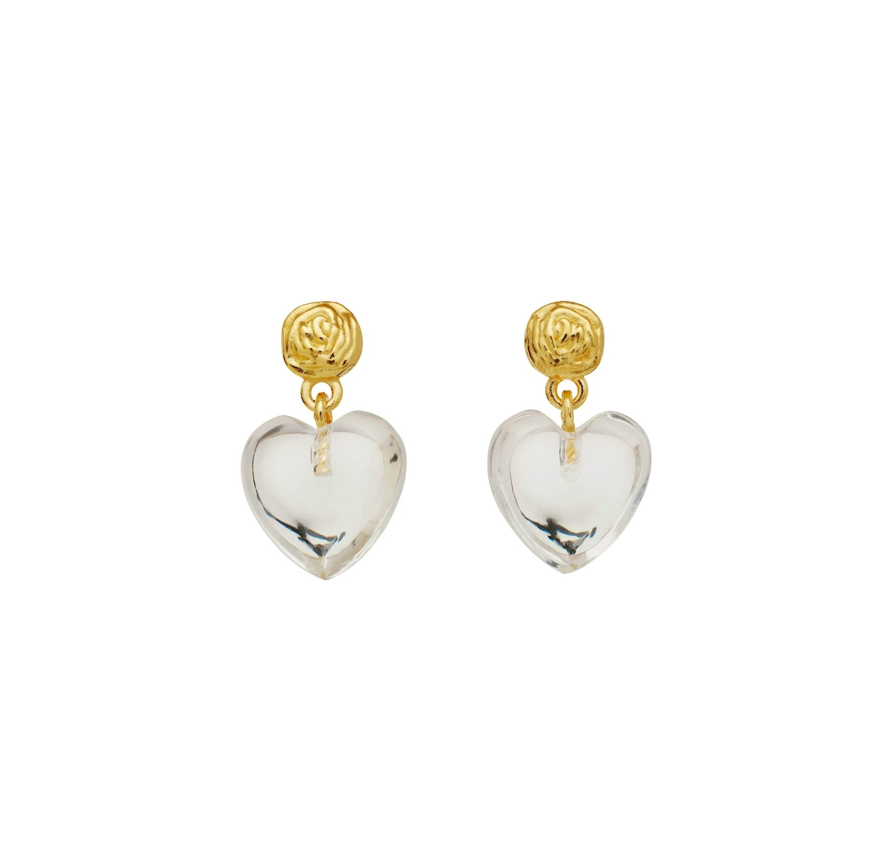 Lemona Petite Earrings från Maanesten i Förgyllt-Silver Sterling 925