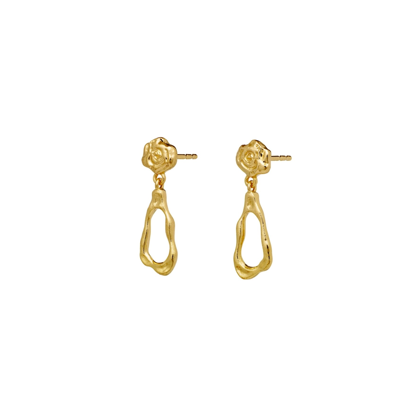 Lydia Earrings von Maanesten in Vergoldet-Silber Sterling 925