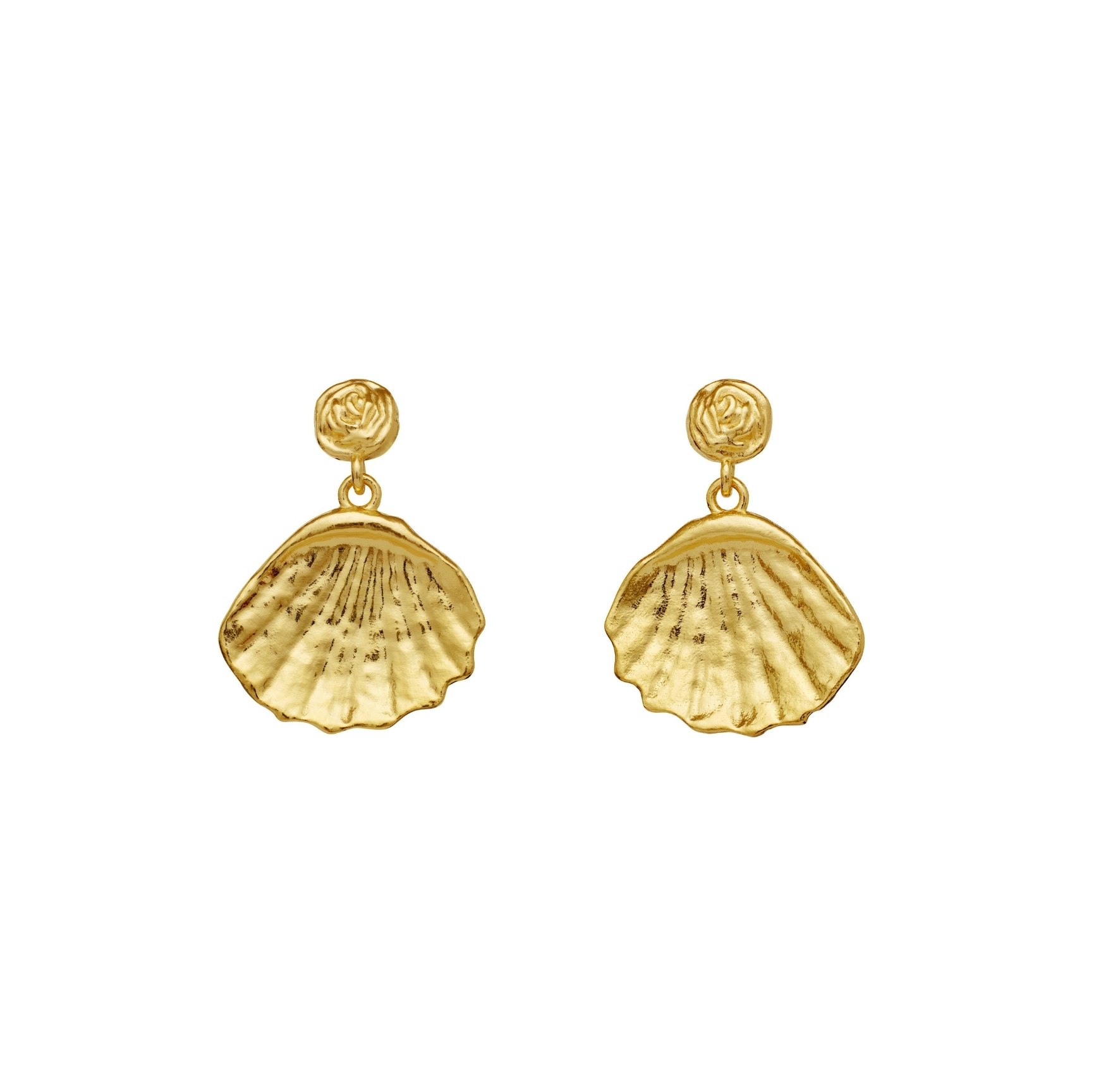 Mara Earrings von Maanesten in Vergoldet-Silber Sterling 925