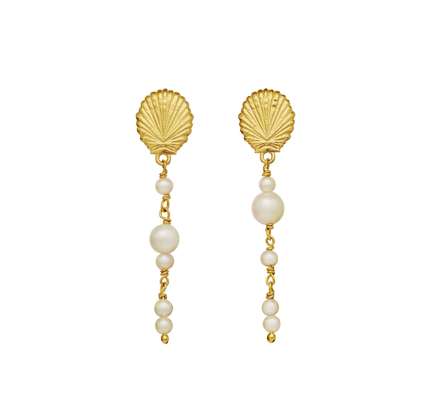 Marylyn Earrings od Maanesten w Pozłacane srebro próby 925.