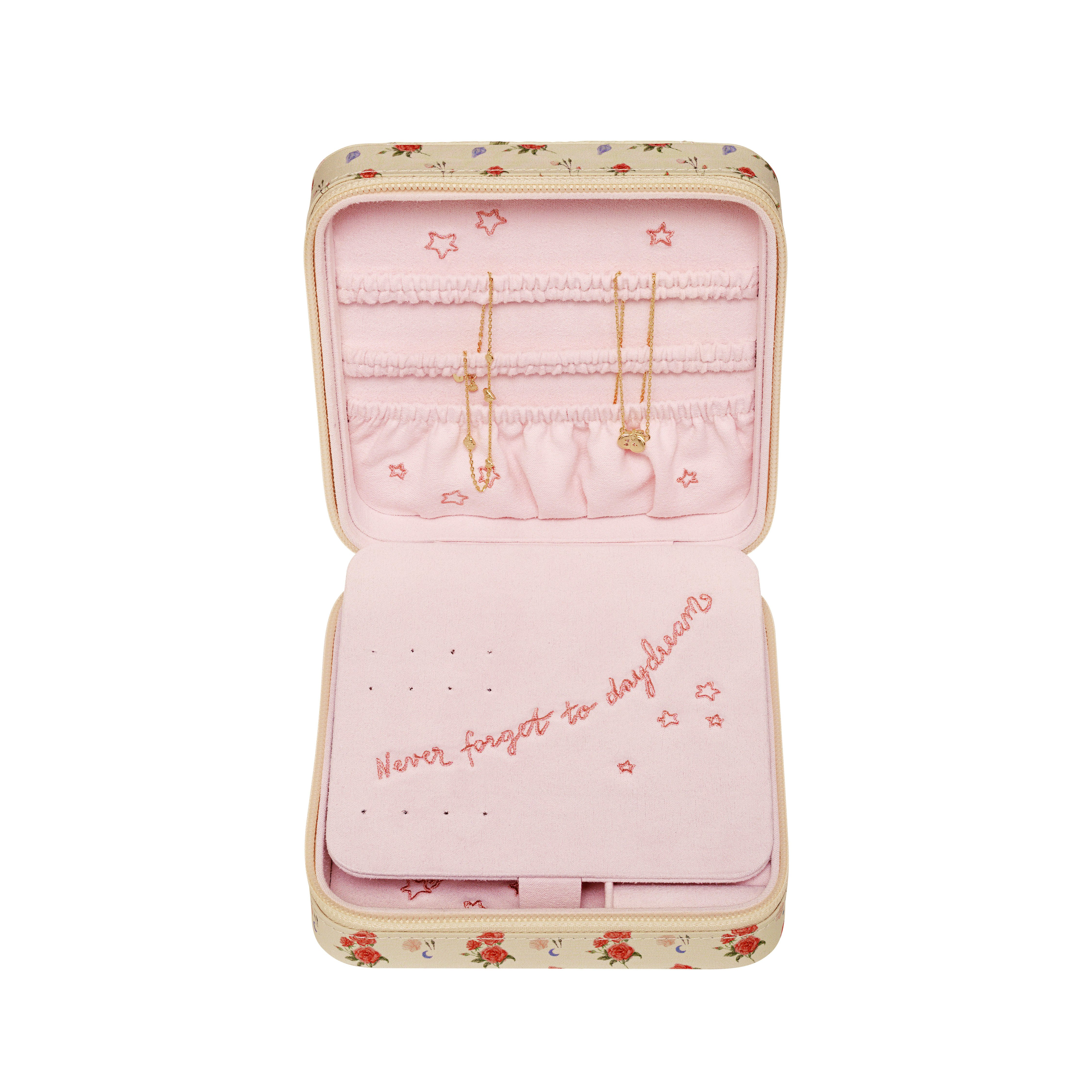 Roses and Shells Jewelry Box z Maanesten v Bavlna