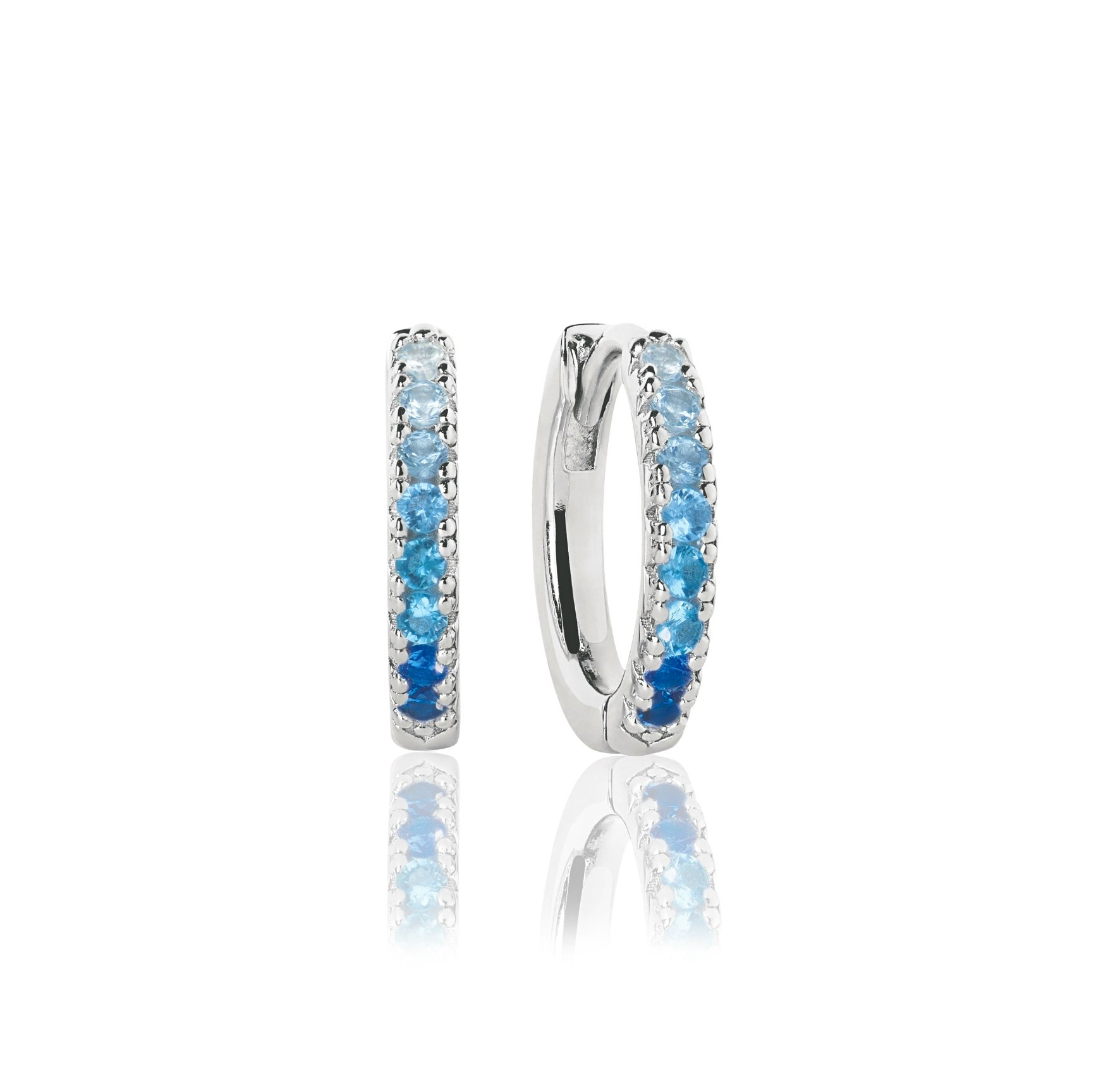Ellera Medio Blue Earrings från Sif Jakobs Jewellery i Silver Sterling 925