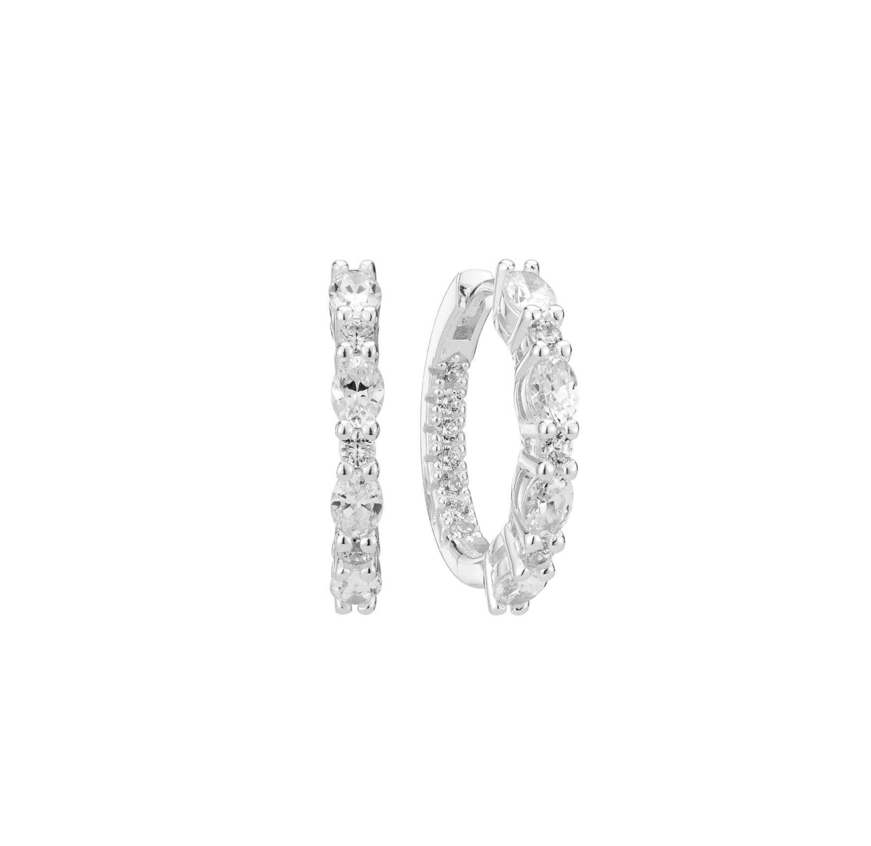 Ellera Ovale Grande Earrings von Sif Jakobs Jewellery in Silber Sterling 925