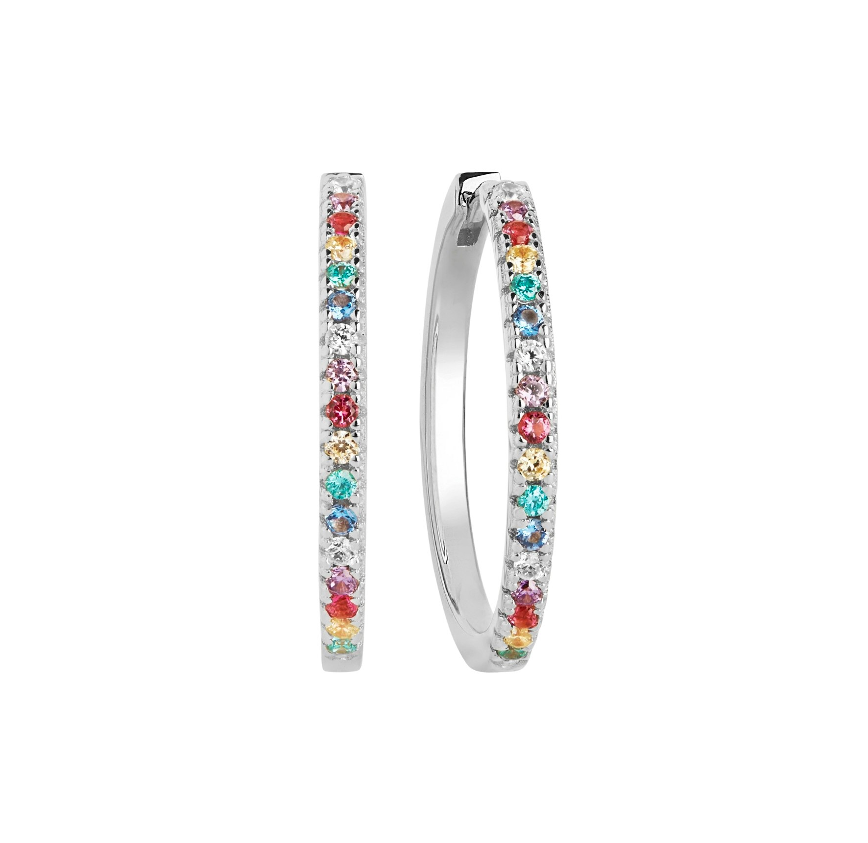 Ellera X-Grande Color Earrings from Sif Jakobs Jewellery in Silver Sterling 925