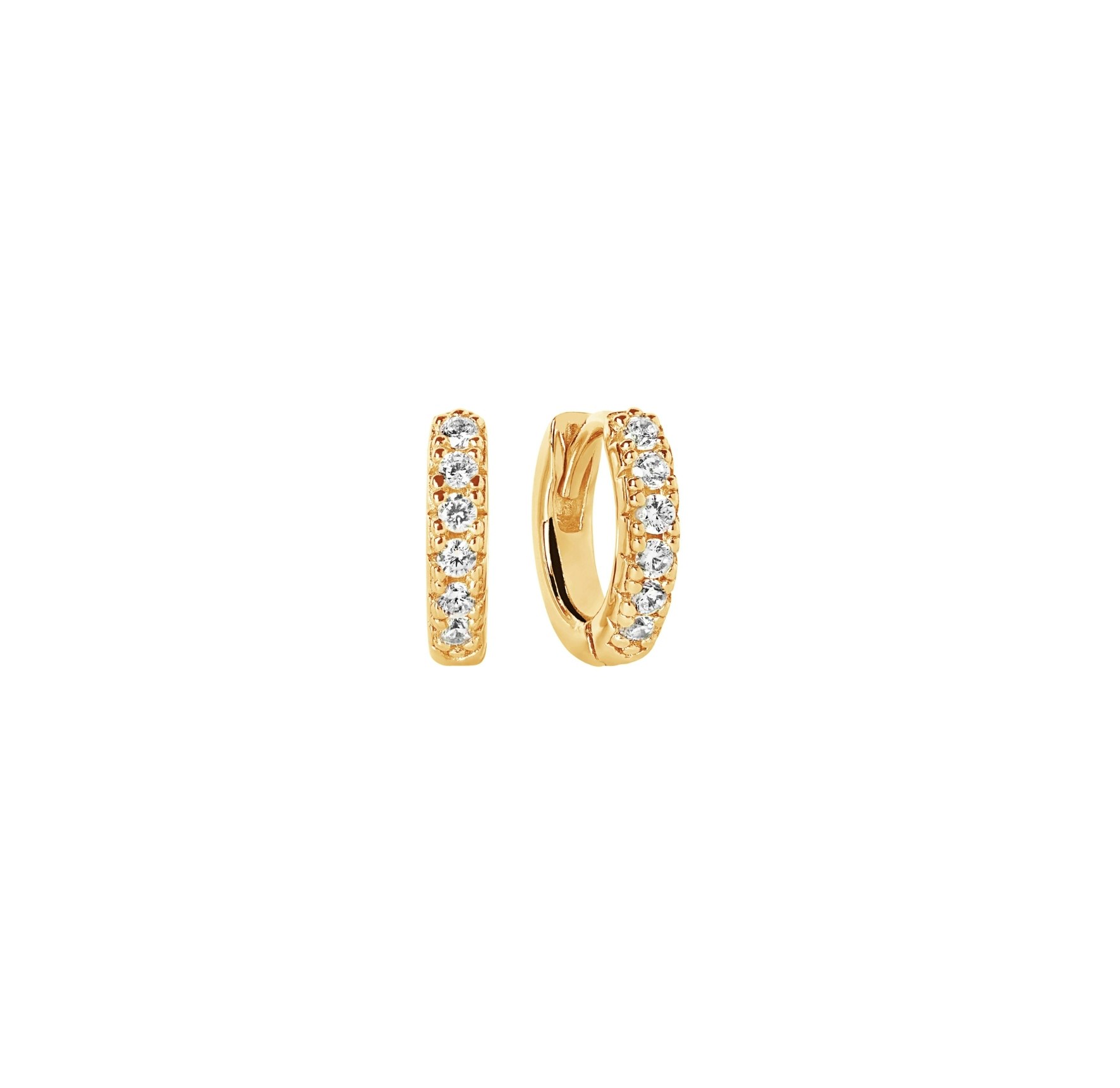Ellera Piccolo Earrings fra Sif Jakobs Jewellery i Forgyldt-Sølv Sterling 925