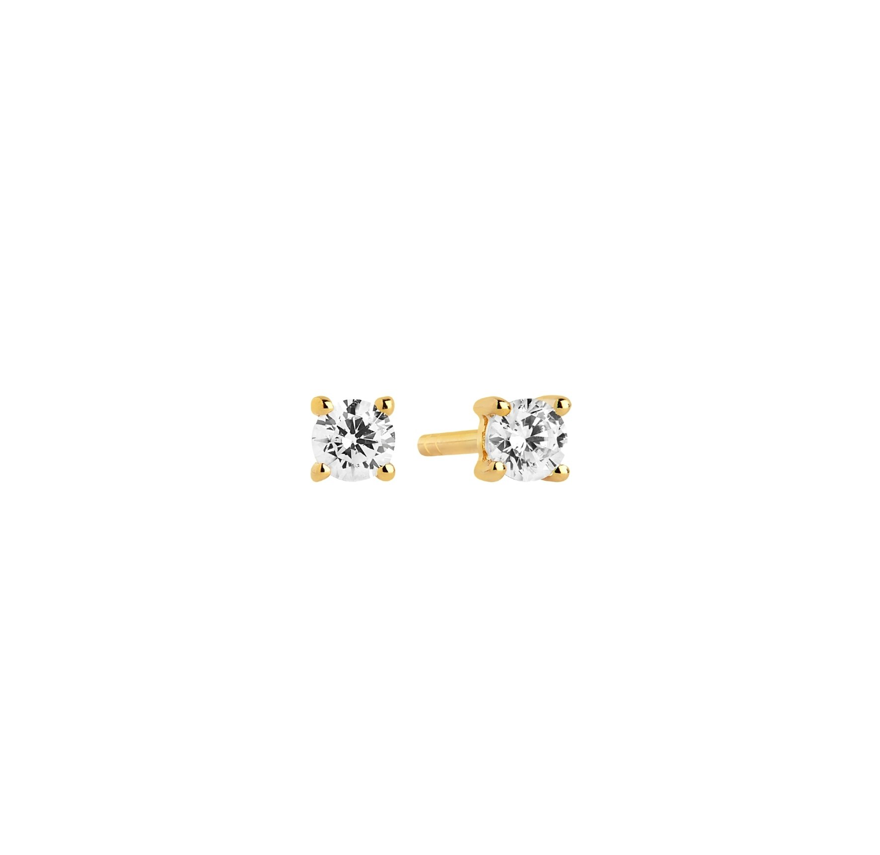 Princess Piccolo Earrings von Sif Jakobs Jewellery in Vergoldet-Silber Sterling 925