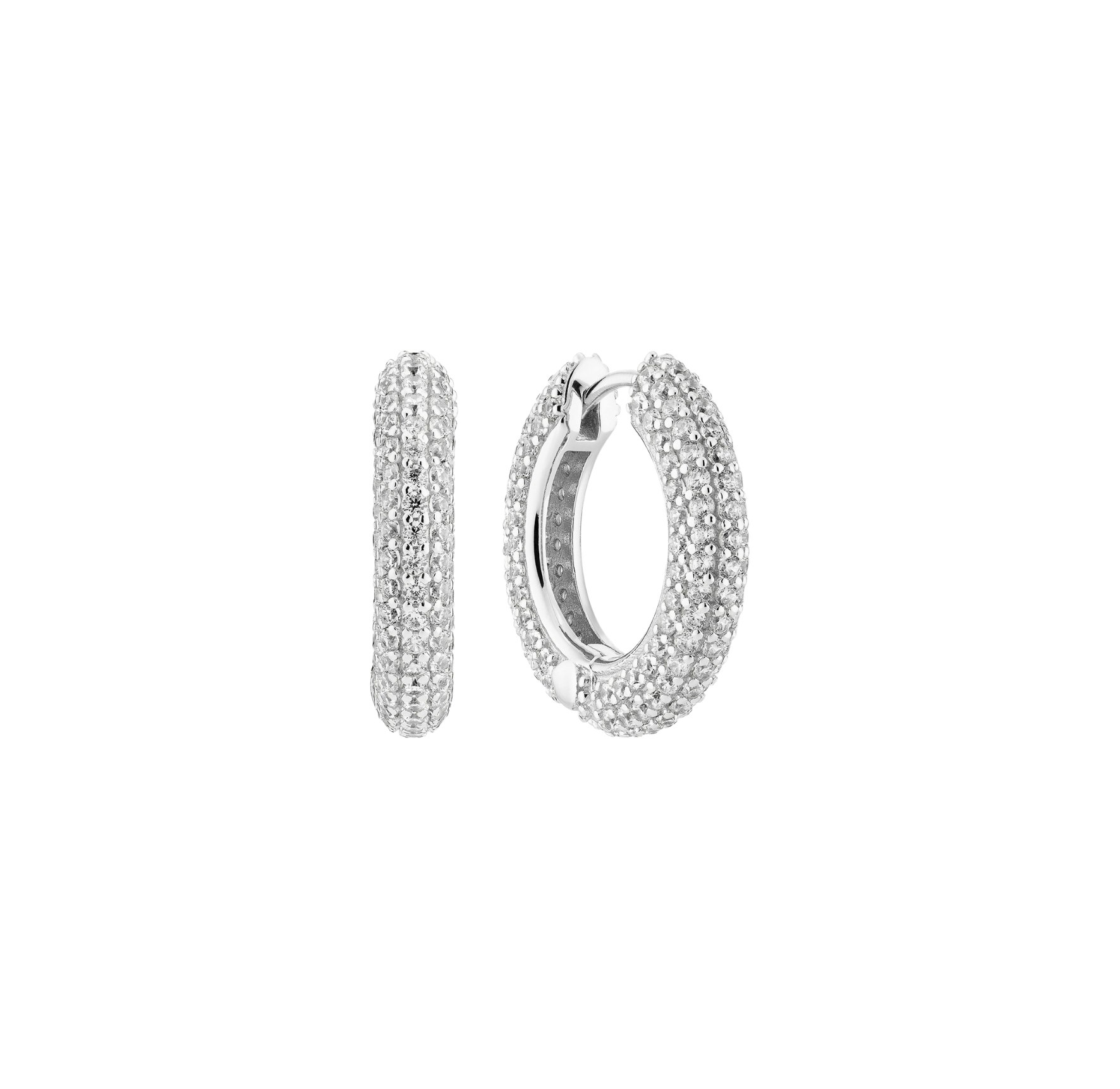 Carrara Medio Earrings von Sif Jakobs Jewellery in Silber Sterling 925