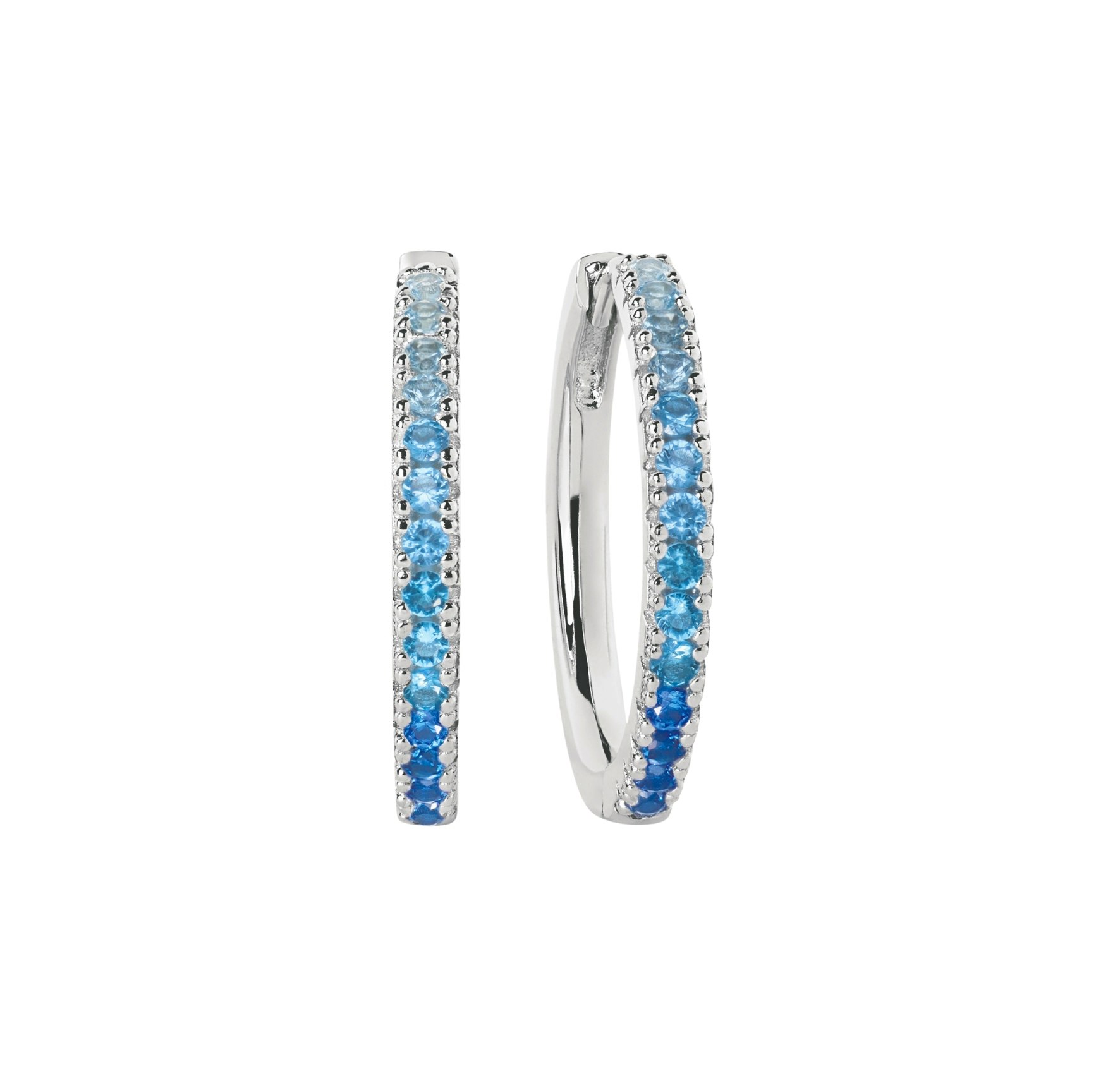 Ellera Grande Blue Earrings od Sif Jakobs Jewellery w Srebro próby 925.