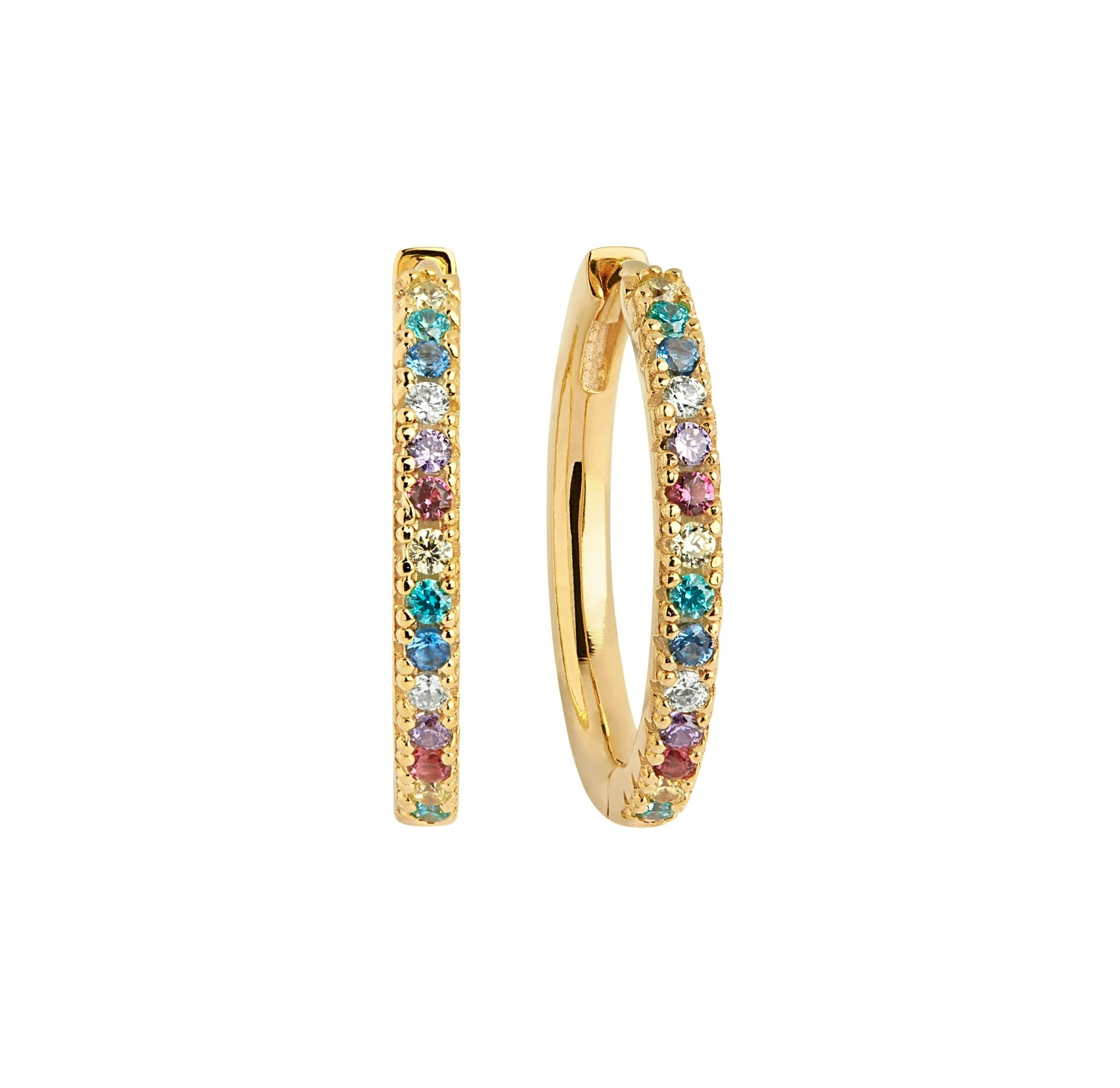 Ellera Grande Color Earrings von Sif Jakobs Jewellery in Vergoldet-Silber Sterling 925