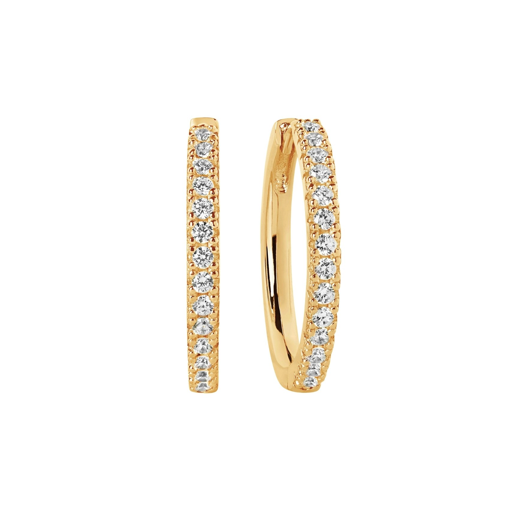 Ellera Grande Earrings from Sif Jakobs Jewellery in Goldplated Silver Sterling 925