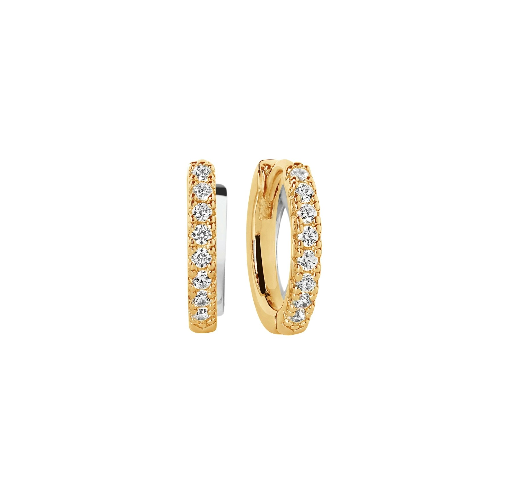 Ellera Medio Earrings de Sif Jakobs Jewellery dans Plaqué or-Argent Sterling 925