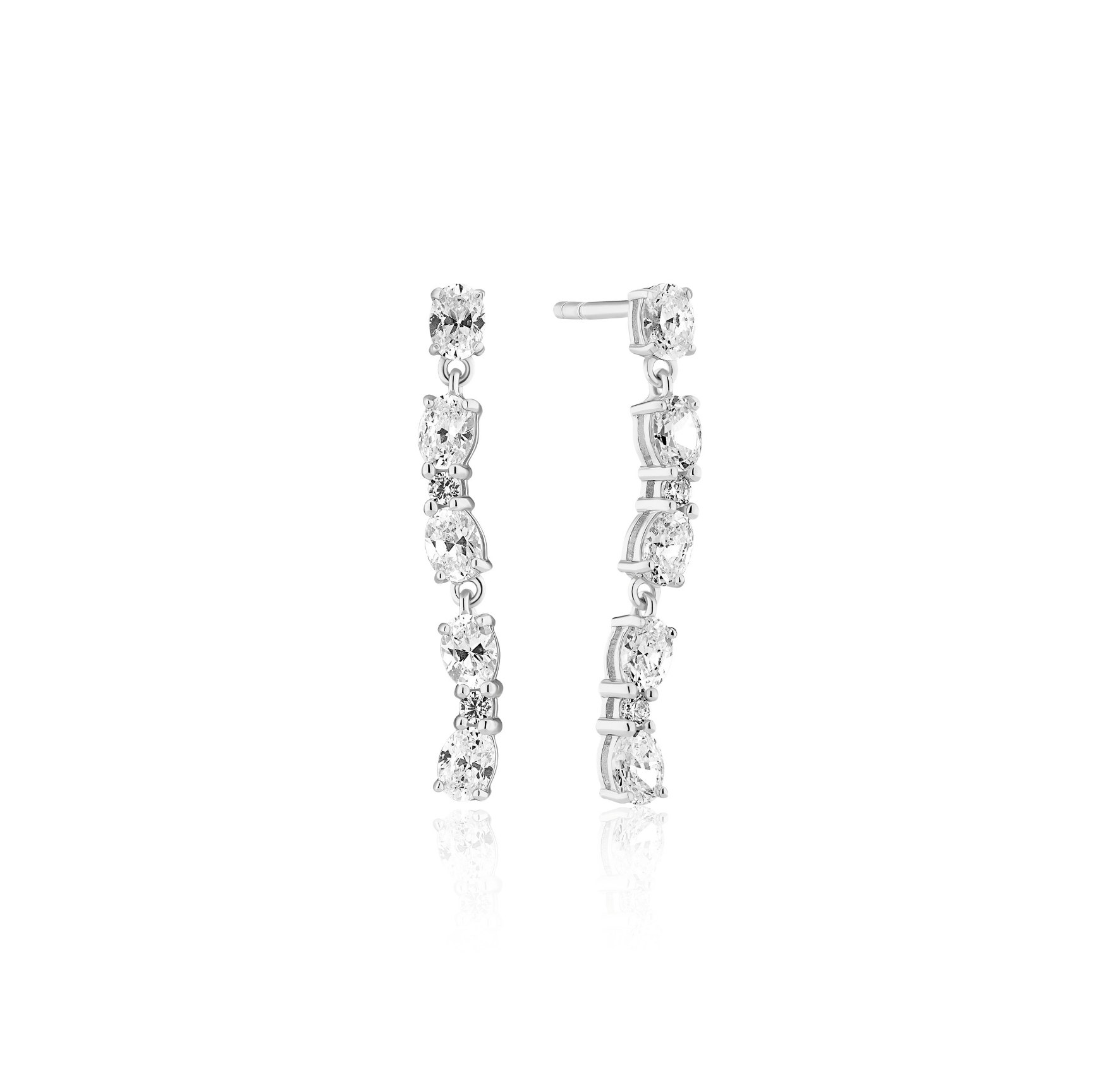 Ellera Ovale Sette Earrings from Sif Jakobs Jewellery in Silver Sterling 925