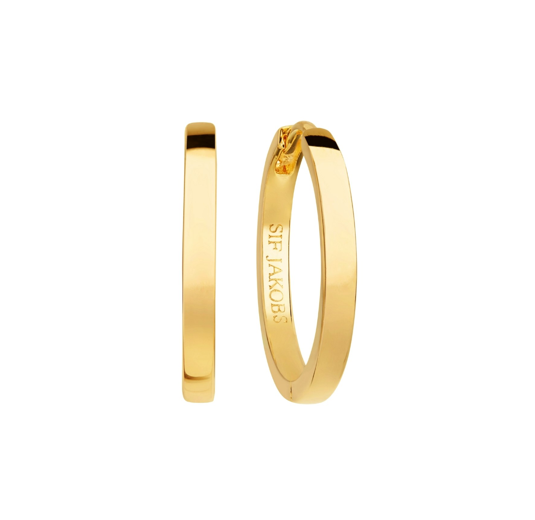 Ellera Pianura Grande Earrings van Sif Jakobs Jewellery in Verguld-Zilver Sterling 925