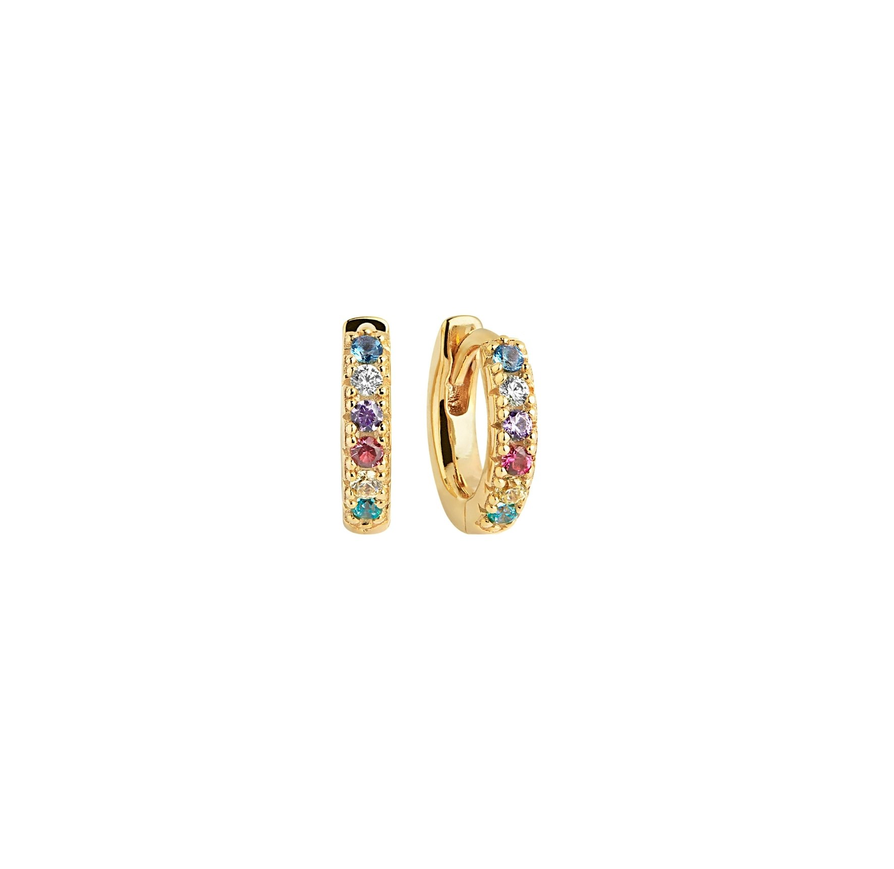 Ellera Piccolo Color Earrings from Sif Jakobs Jewellery in Goldplated Silver Sterling 925