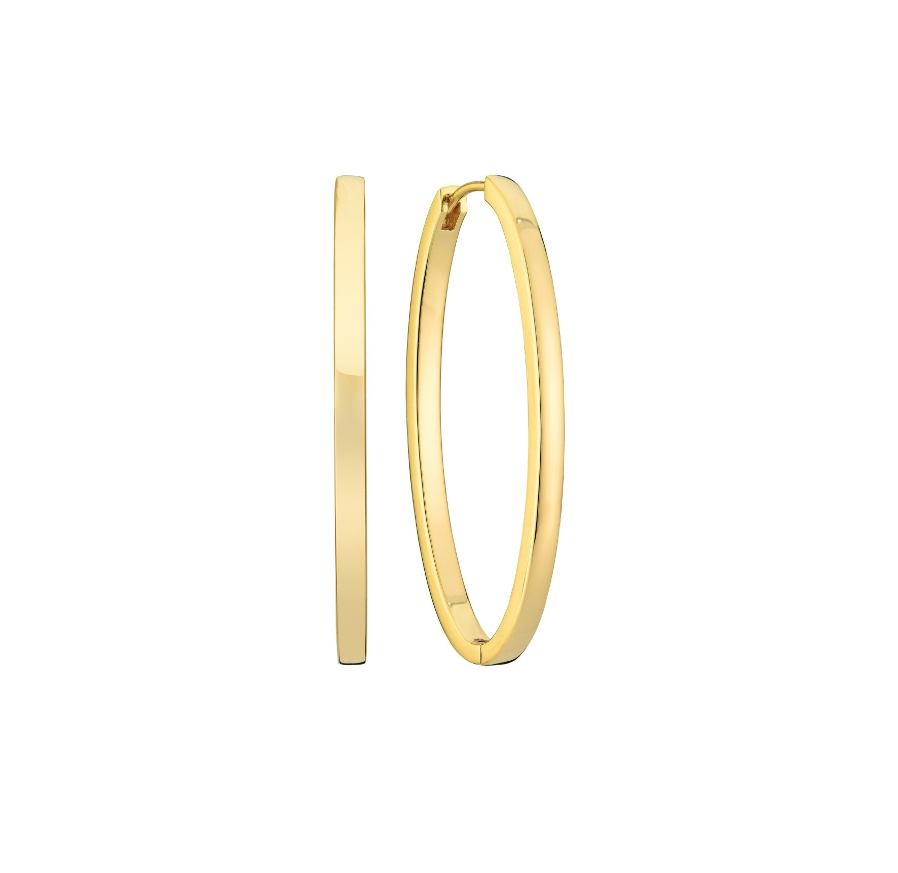 Ellisse Pianura Medio Earrings from Sif Jakobs Jewellery in Goldplated Silver Sterling 925