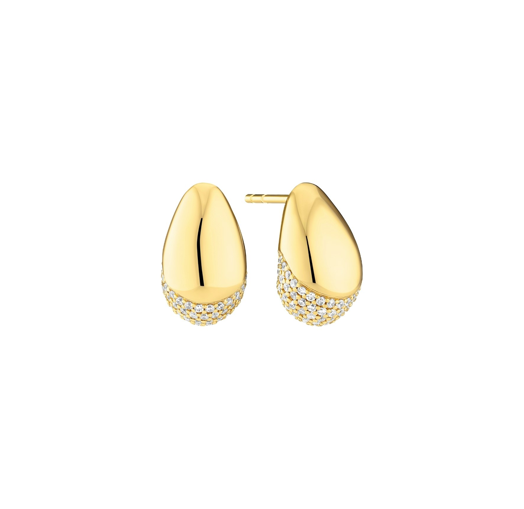 Goccia Earrings von Sif Jakobs Jewellery in Vergoldet-Silber Sterling 925