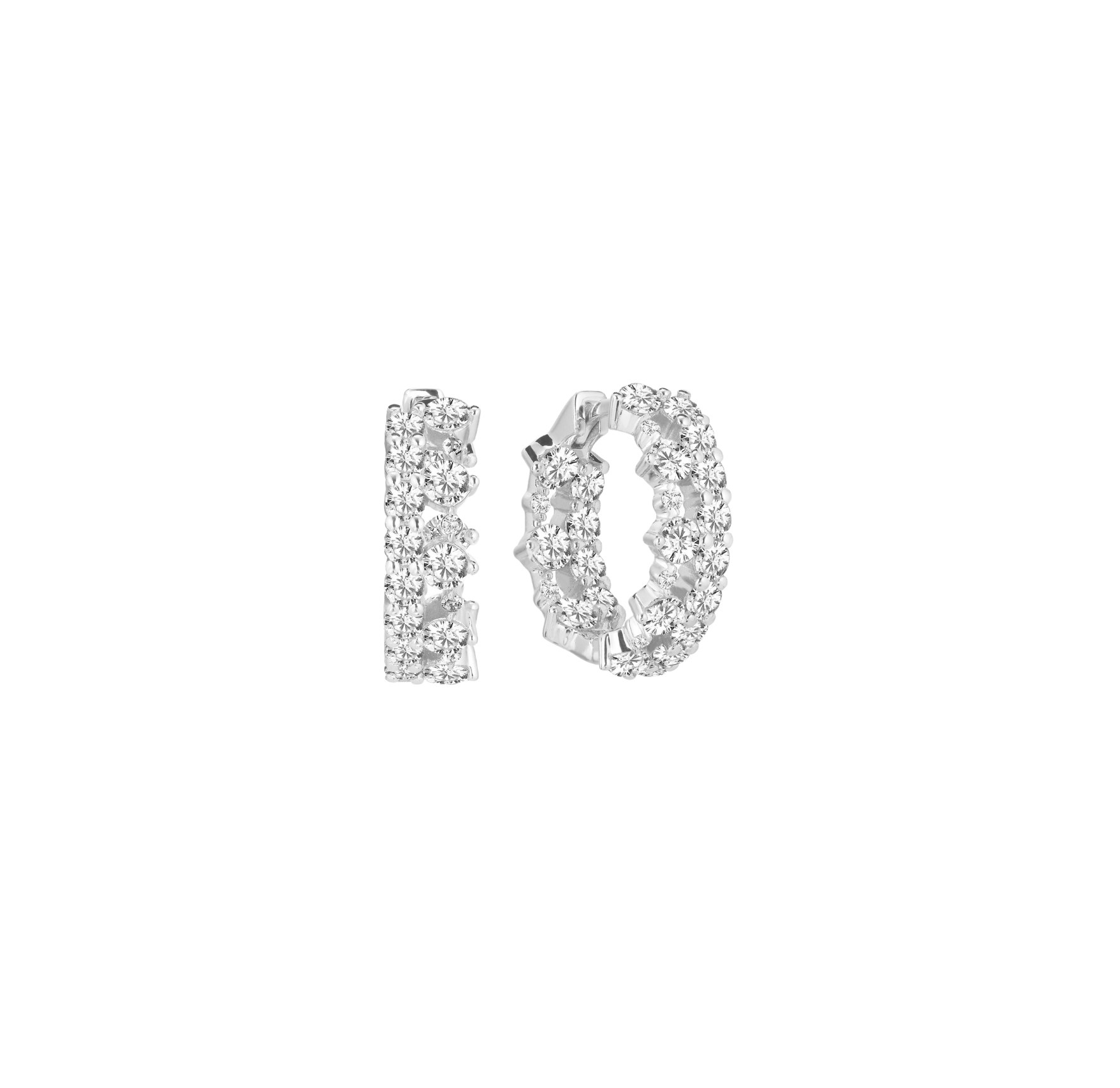 Livigno Creolo Piccolo Earrings von Sif Jakobs Jewellery in Silber Sterling 925