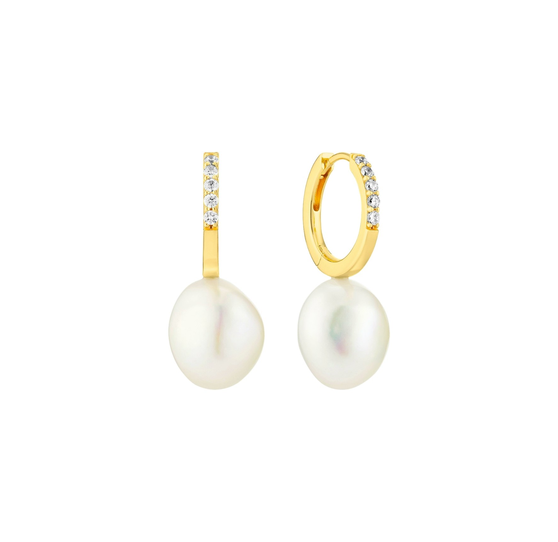 Padua Uno Earrings fra Sif Jakobs Jewellery i Forgylt-Sølv Sterling 925