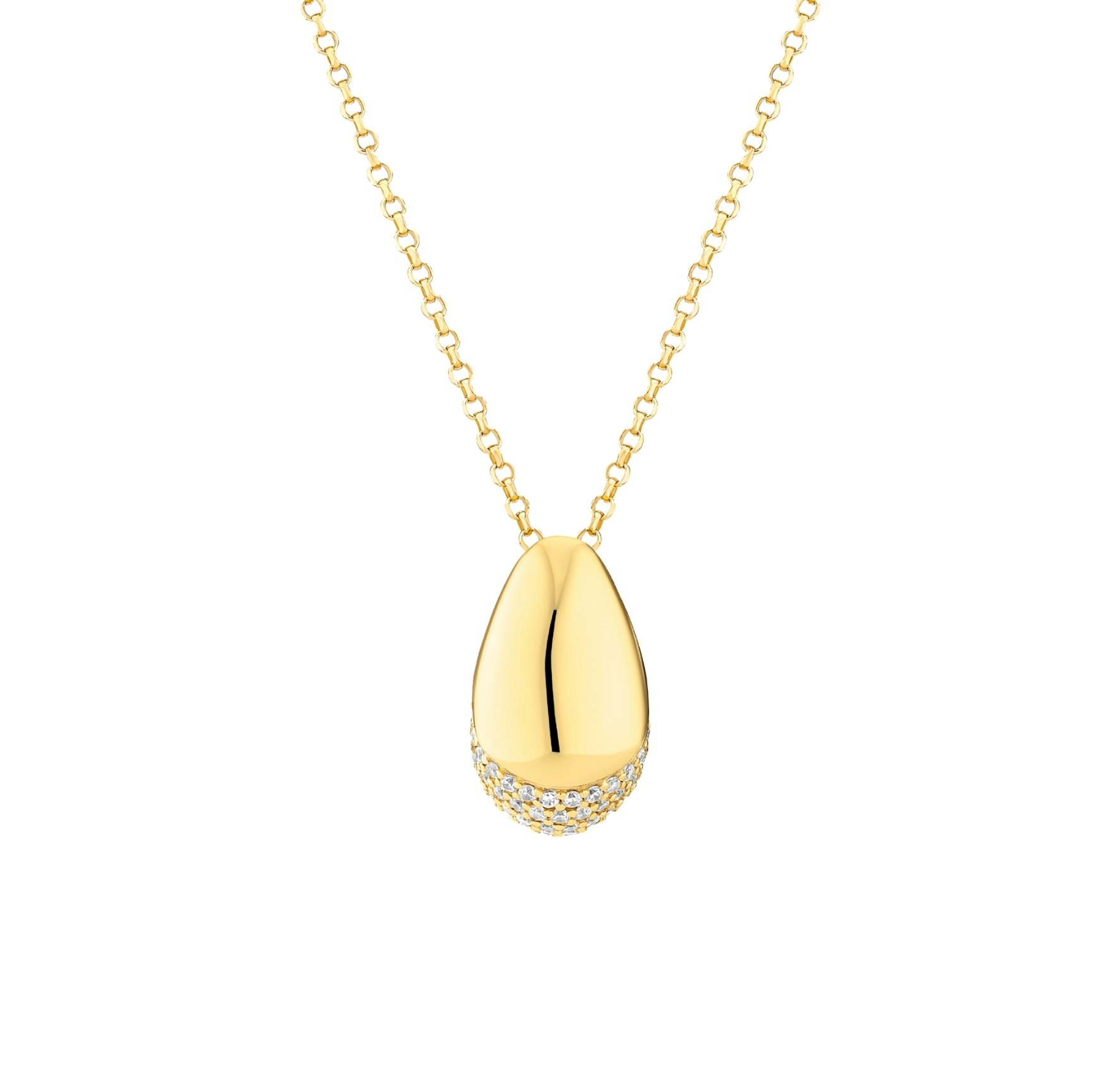 Goccia Necklace von Sif Jakobs Jewellery in Vergoldet-Silber Sterling 925