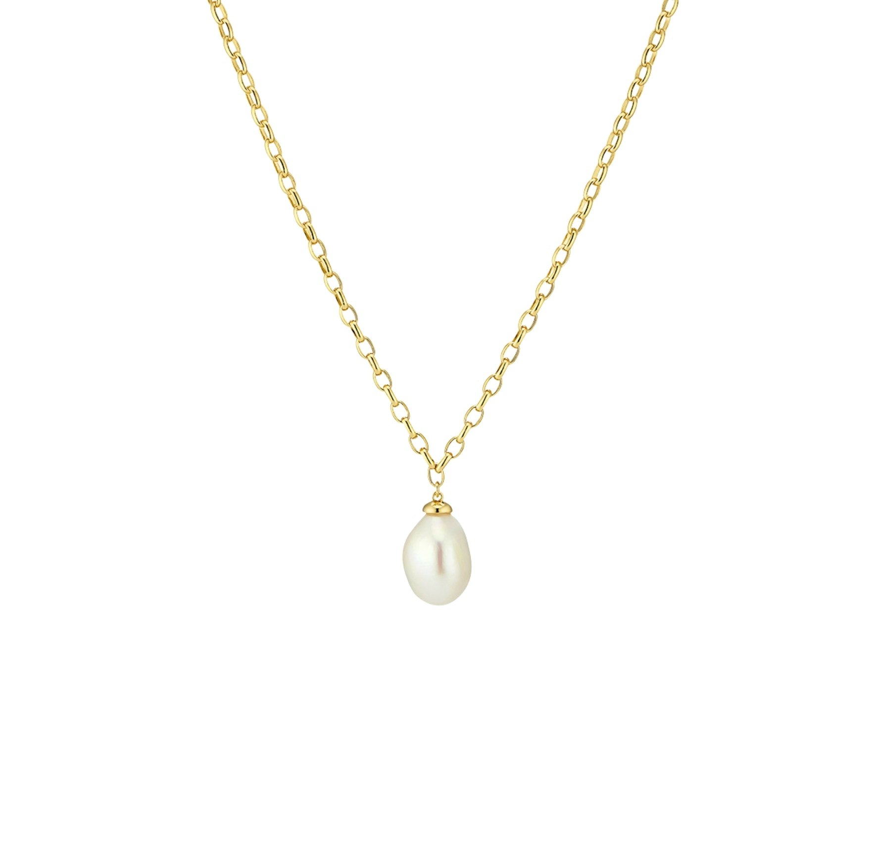 Padua Uno Necklace fra Sif Jakobs Jewellery i Forgylt-Sølv Sterling 925
