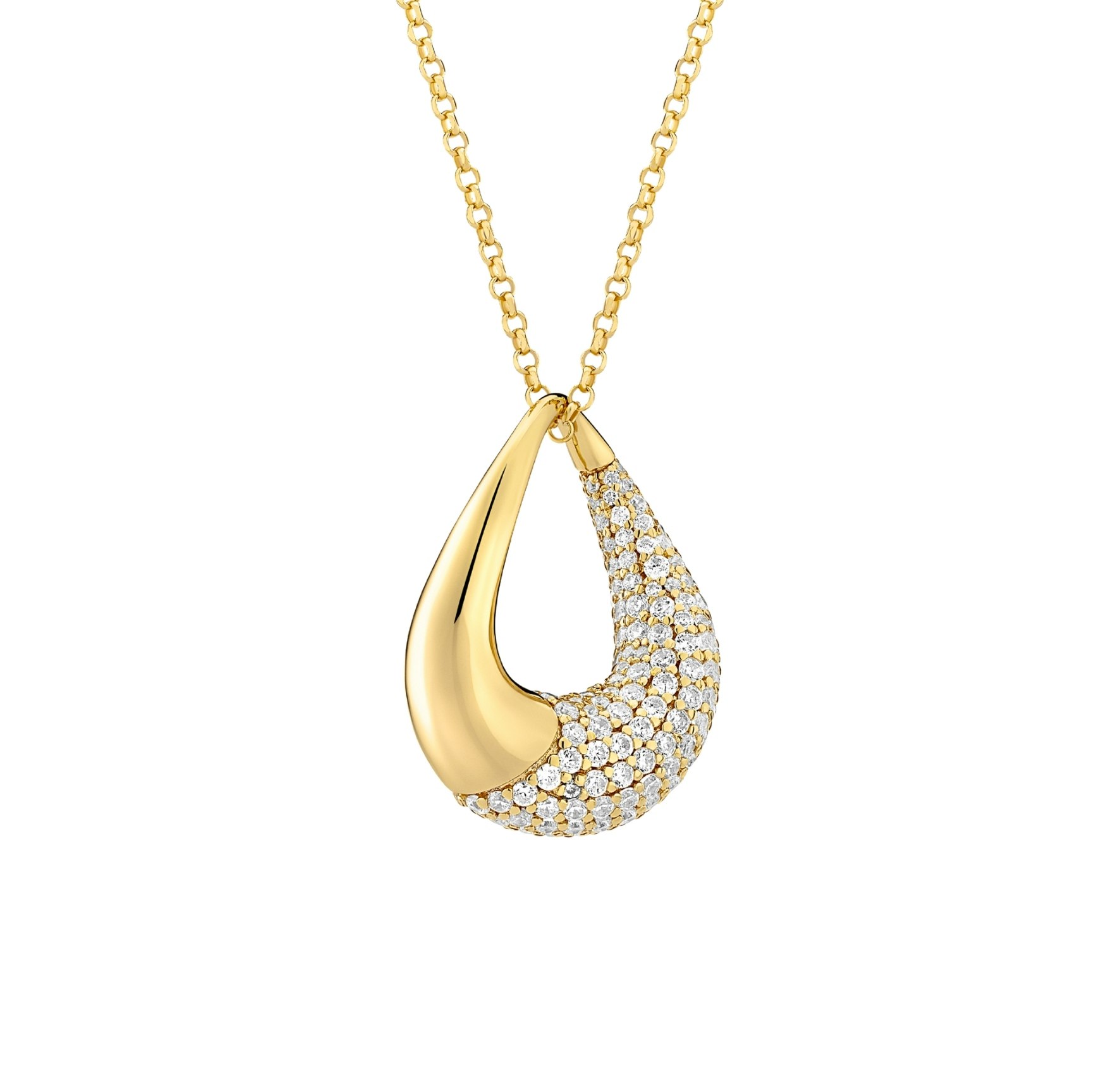 Glorenza Necklace fra Sif Jakobs Jewellery i Forgyldt-Sølv Sterling 925