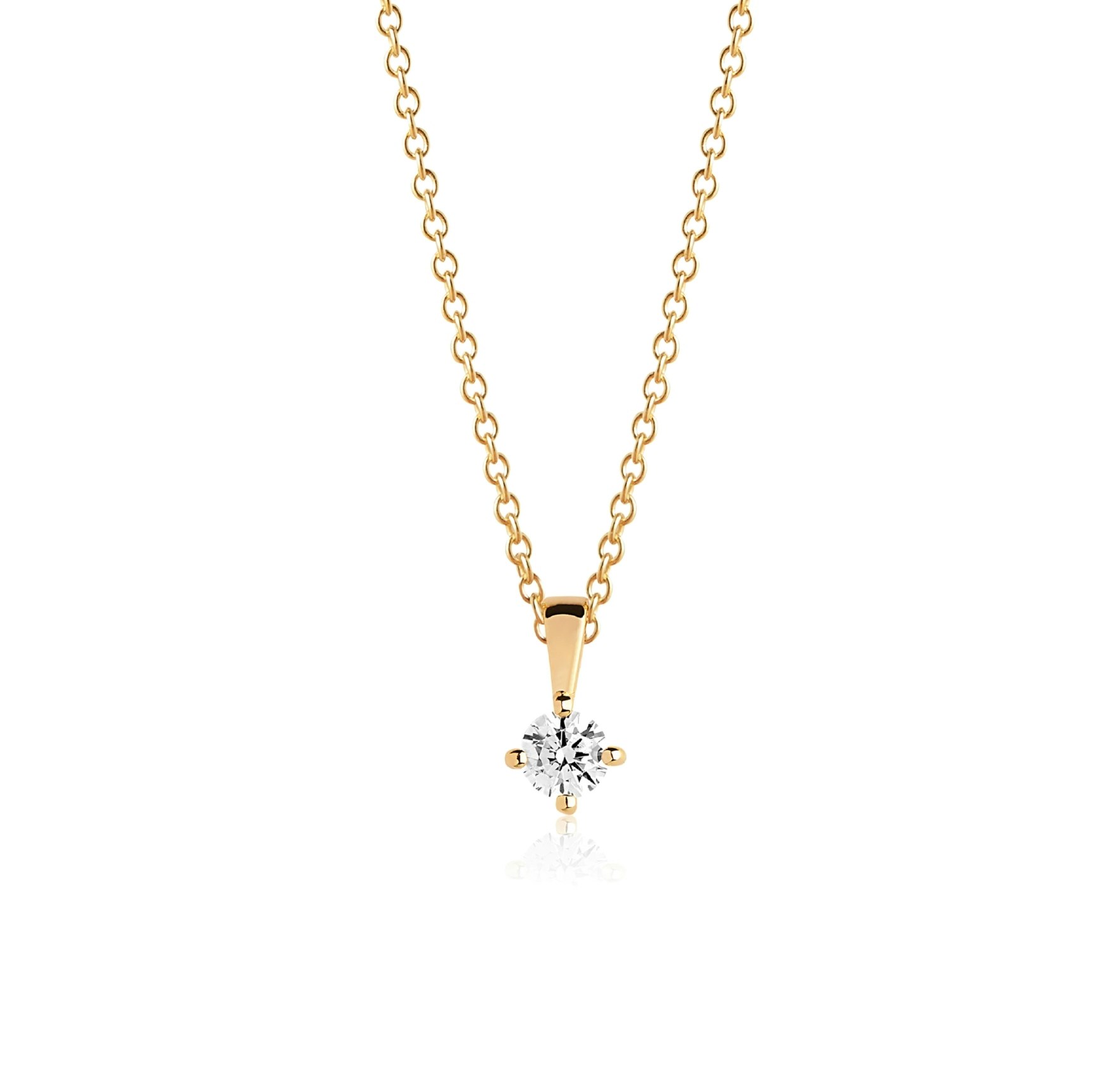 Princess Piccolo Pendant fra Sif Jakobs Jewellery i Forgylt-Sølv Sterling 925