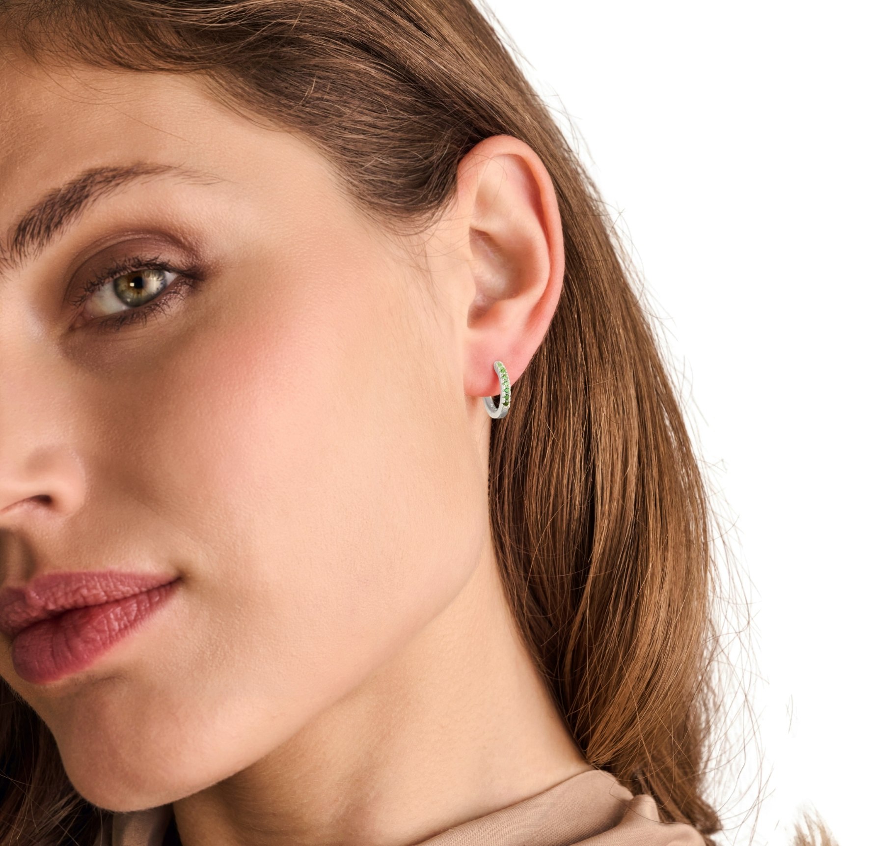 Ellera Medio Blue Earrings från Sif Jakobs Jewellery i Silver Sterling 925