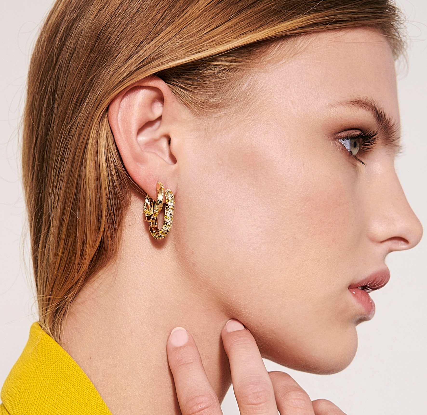 Ferrara Medio Earrings fra Sif Jakobs Jewellery i Sølv Sterling 925