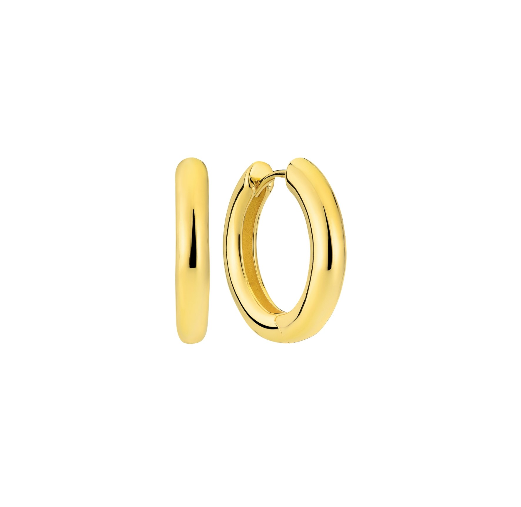 Carrara Pianura Medio Earrings van Sif Jakobs Jewellery in Verguld-Zilver Sterling 925