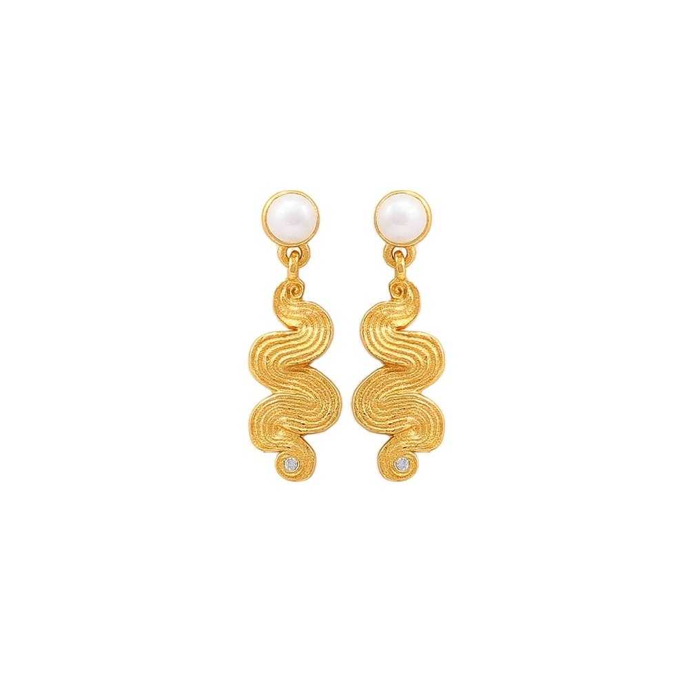 Audrey Pearl Earrings