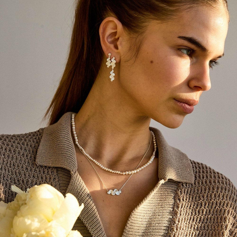 Audrey Necklace z Hultquist Copenhagen v Stříbro Sterling 925