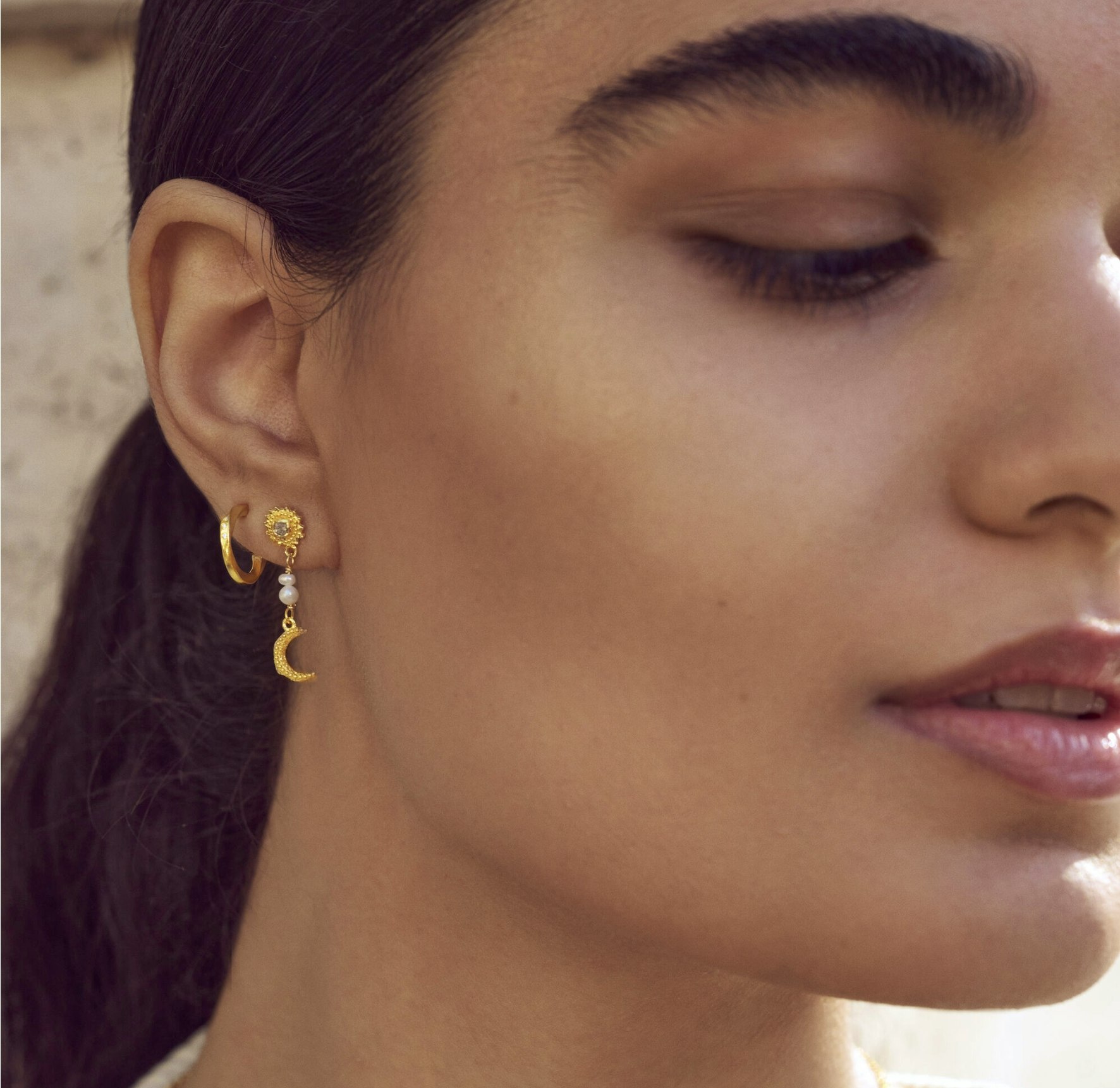 Sunniva Earrings fra Maanesten i Sølv Sterling 925