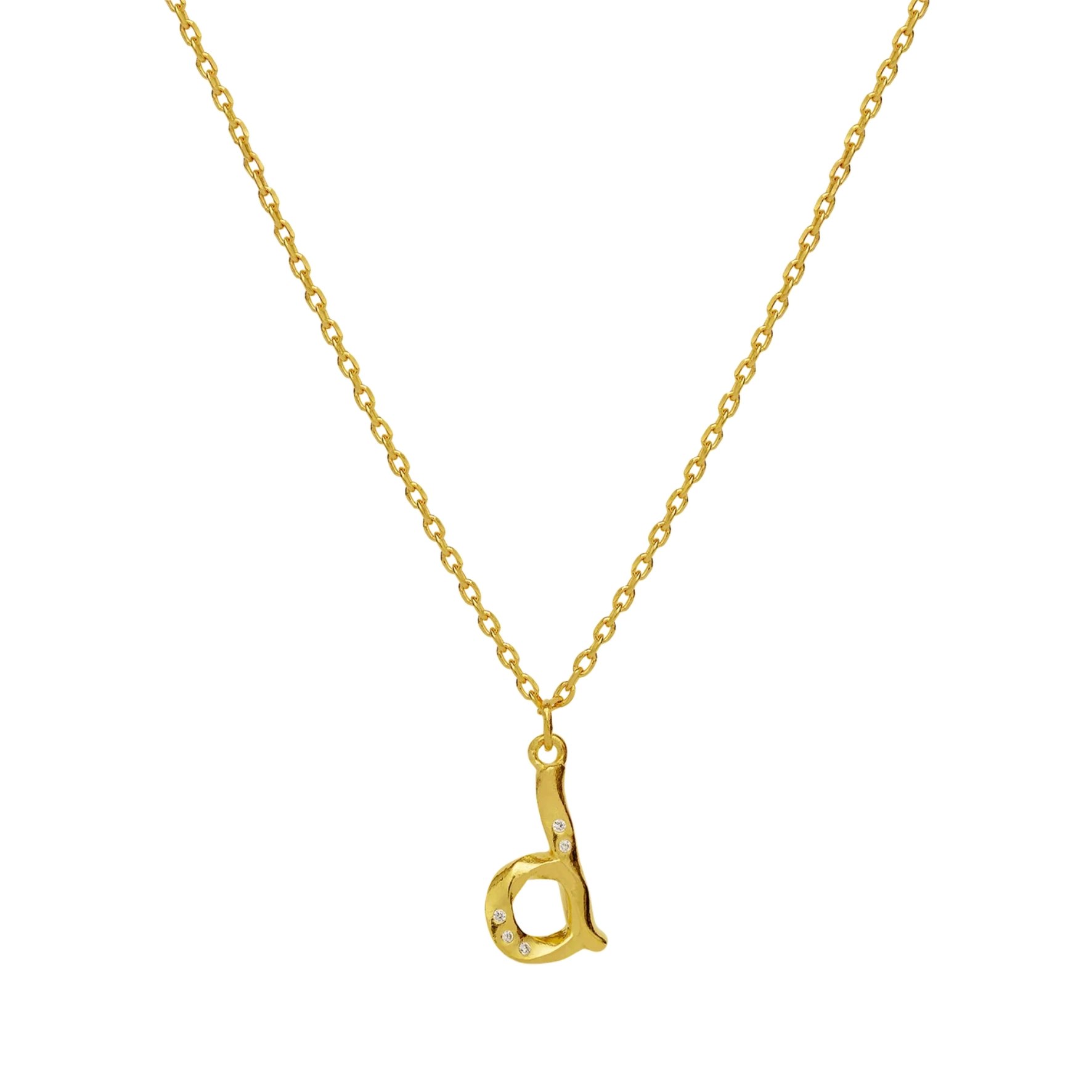 Alphabet Necklace D