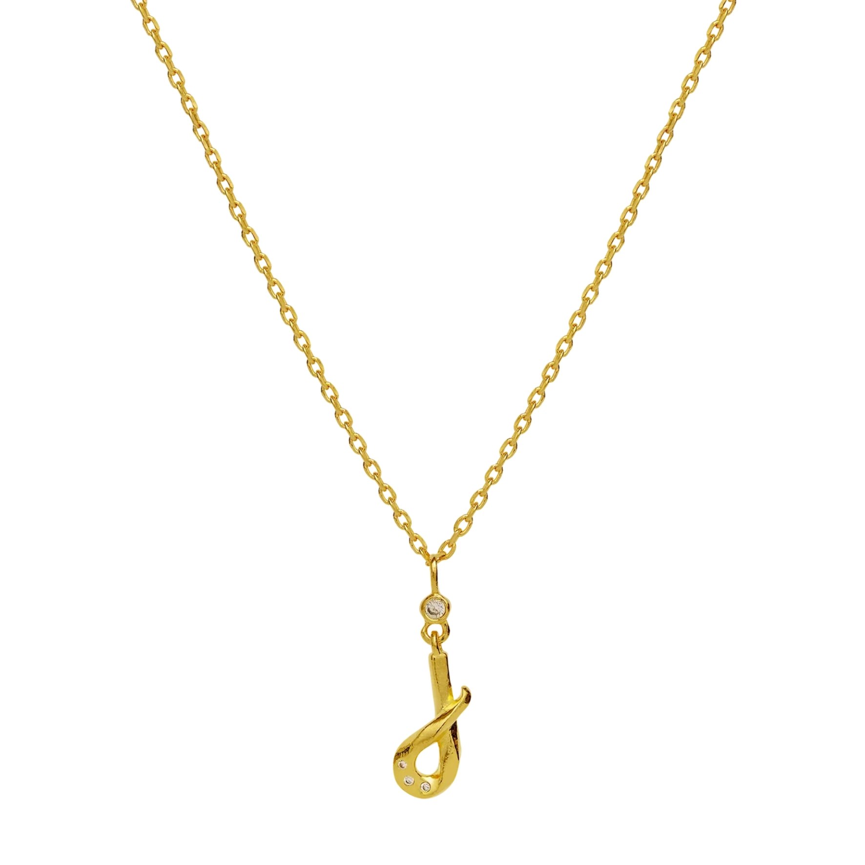 Alphabet Necklace J