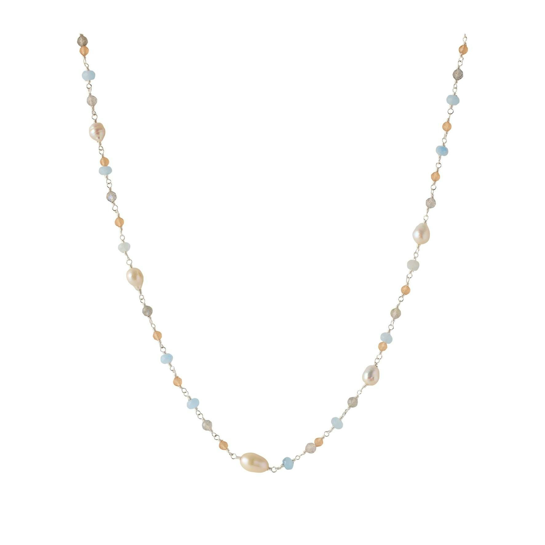 Mellow Blue Necklace von Pernille Corydon in Silber Sterling 925